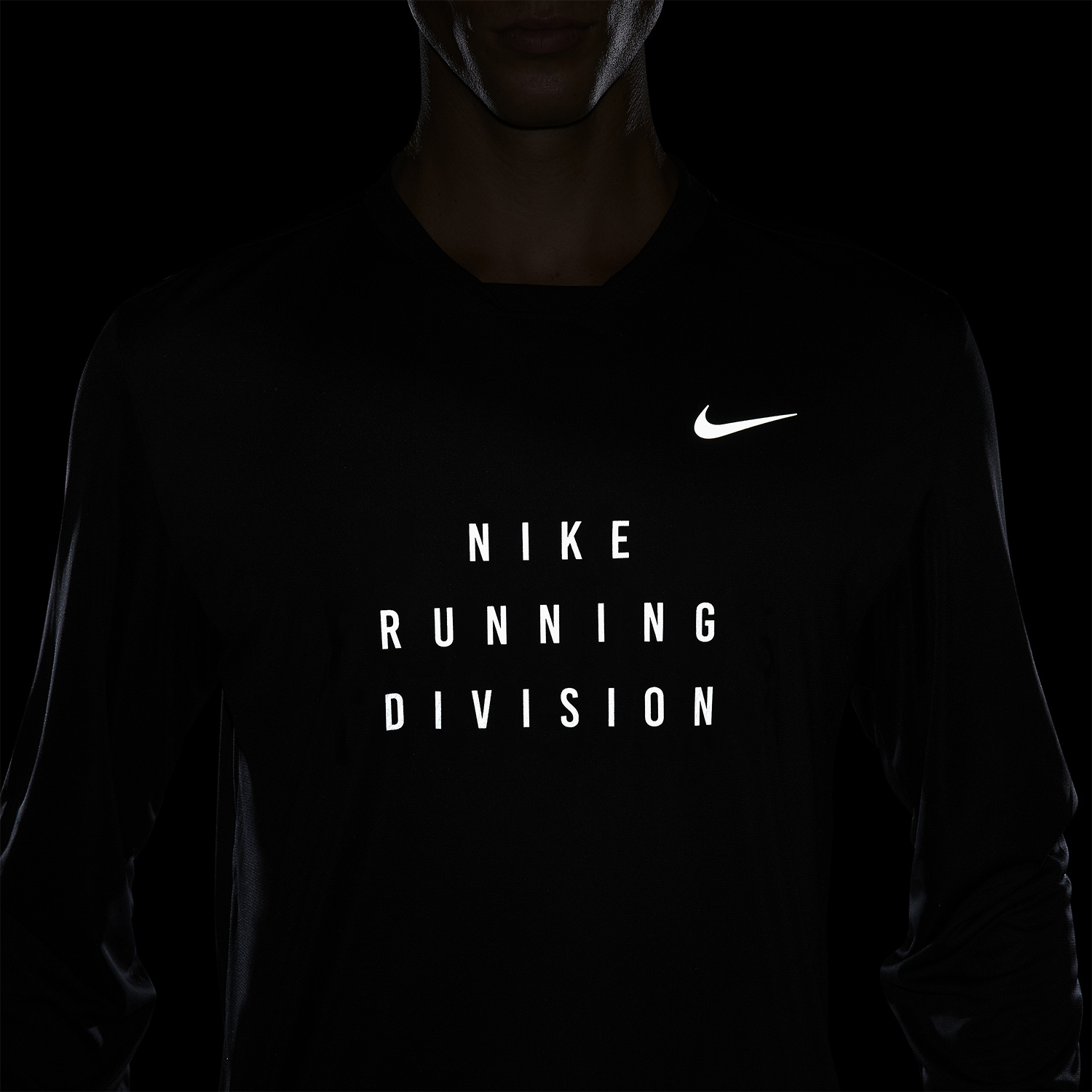 Nike Dri-FIT Run Division Rise 365 Maglia Black/Black Reflective