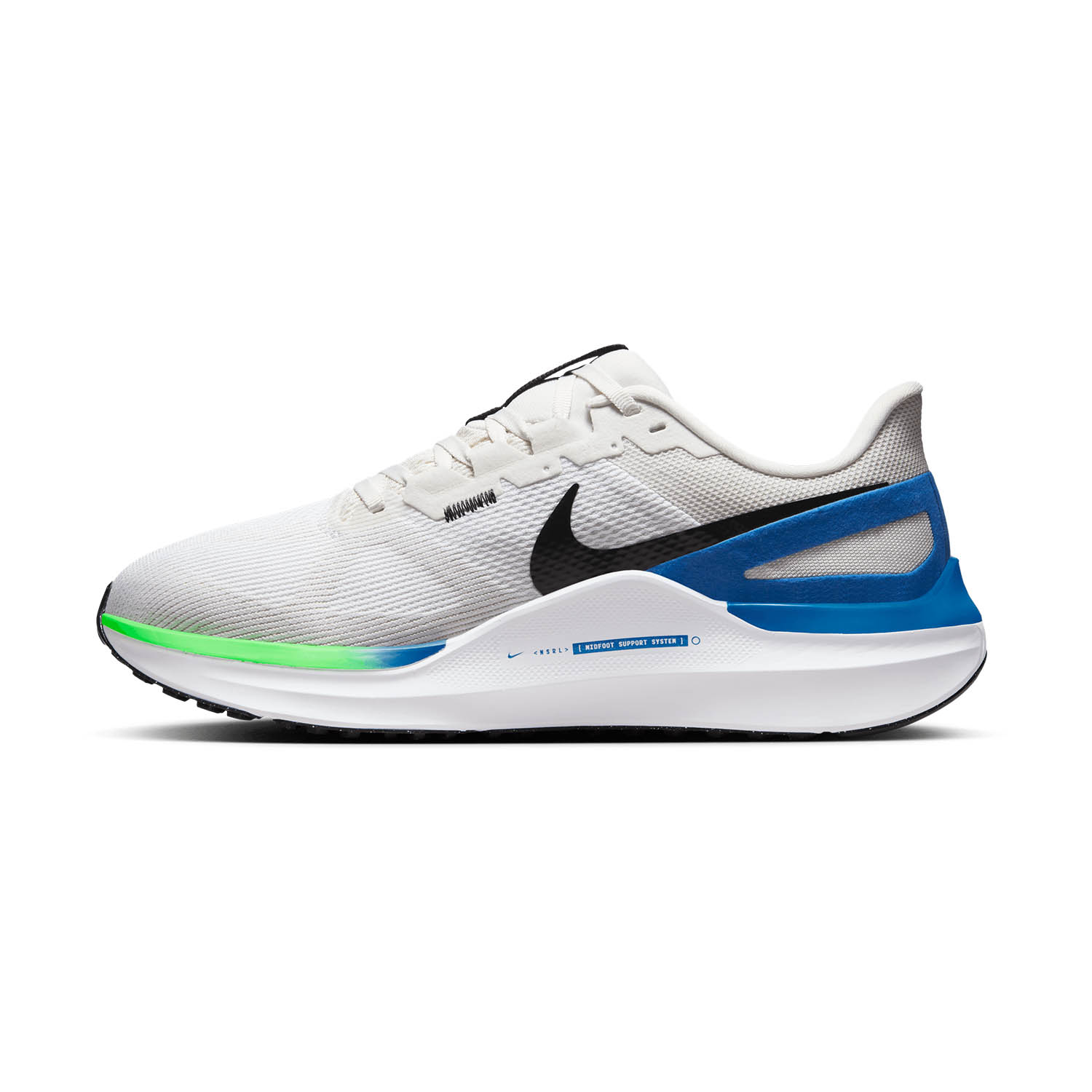 Nike Air Zoom Structure 25 White/Black/Platinum Tint/Star Blue