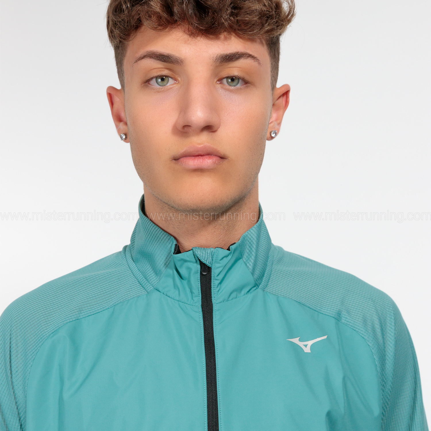 Mizuno Hybrid Maglia Mineral Blue