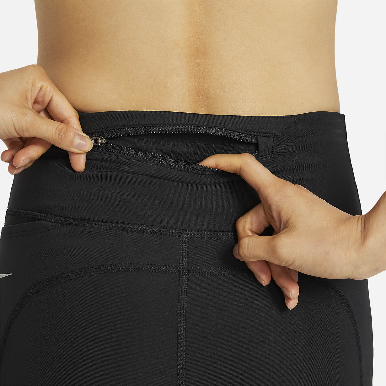 Nike Dri-FIT Fast Tights Black/Reflective Silver