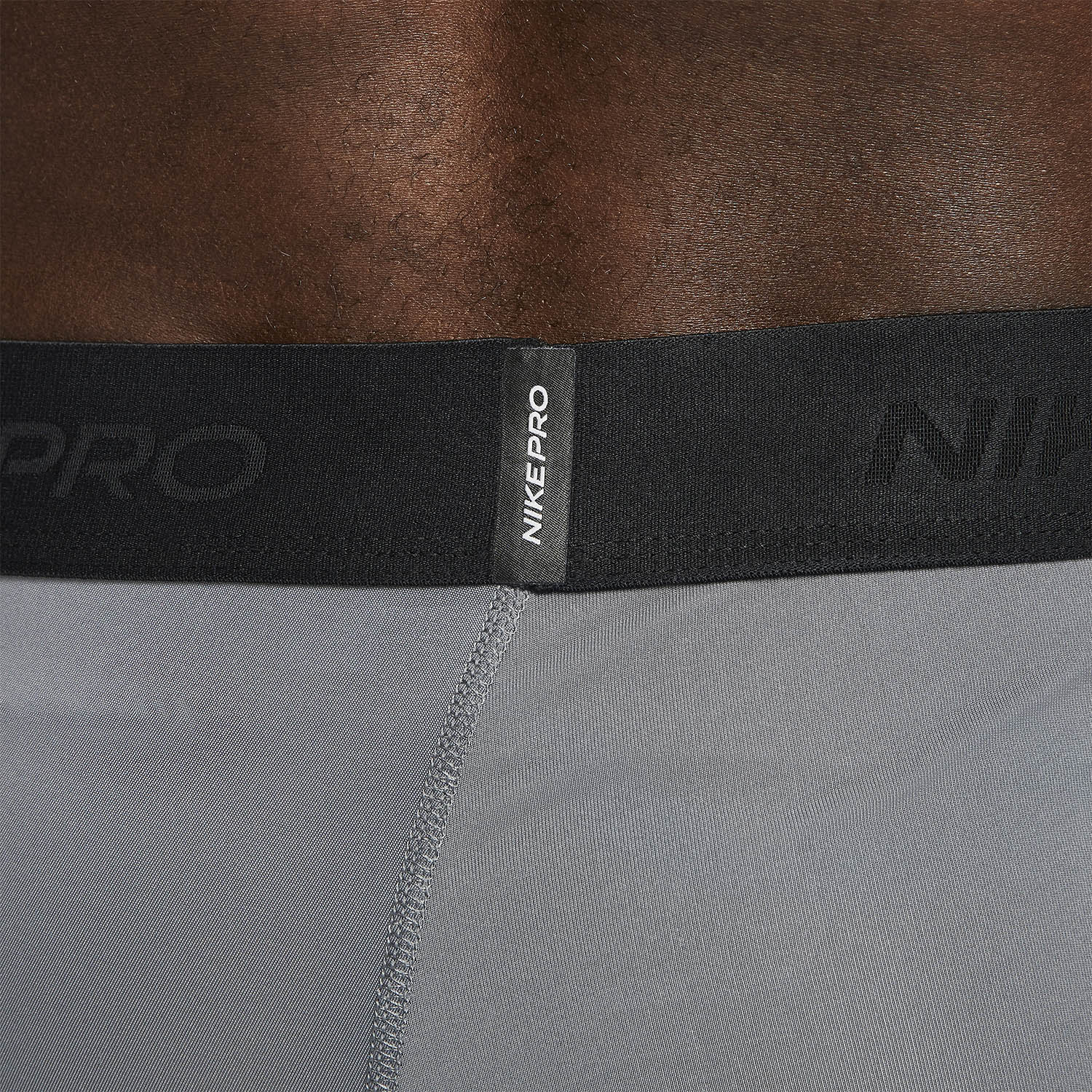 Nike Dri-FIT Pro 3/4 Calzamaglia Smoke Grey/Black