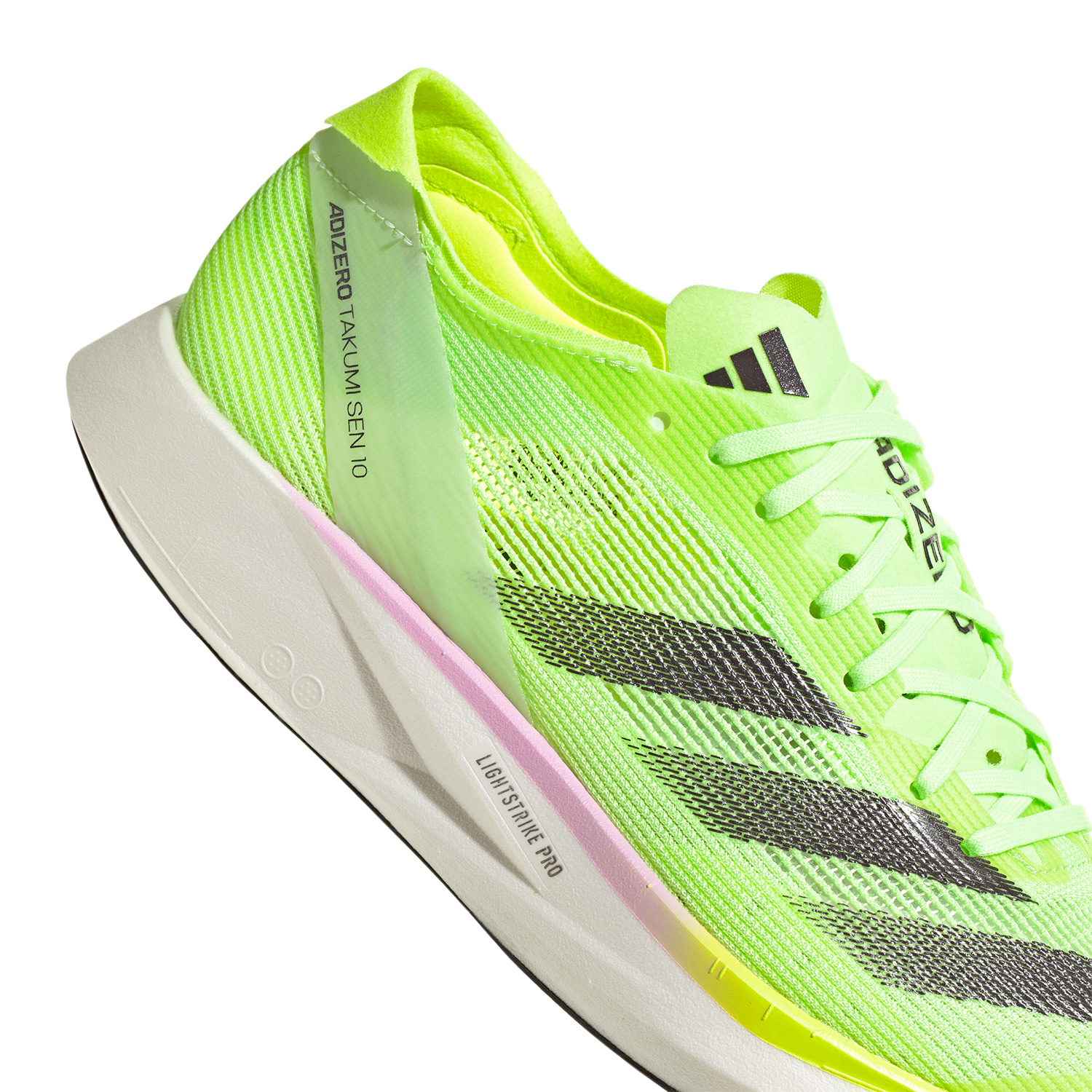 adidas Adizero Takumi Sen 10 Green Spark/Aurora Met/Lucid Lemon