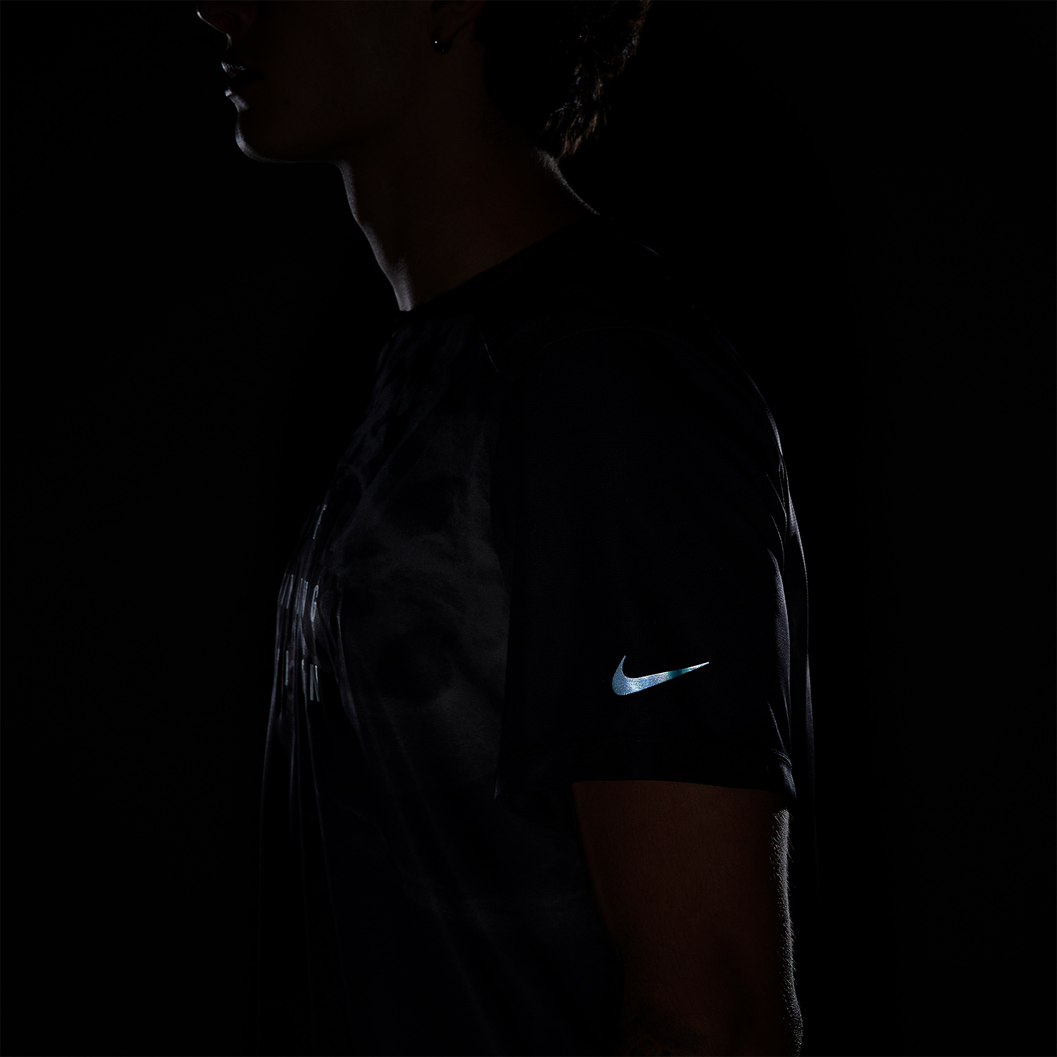 Nike Dri-FIT Run Division Rise 365 Maglietta Black/Reflective Black