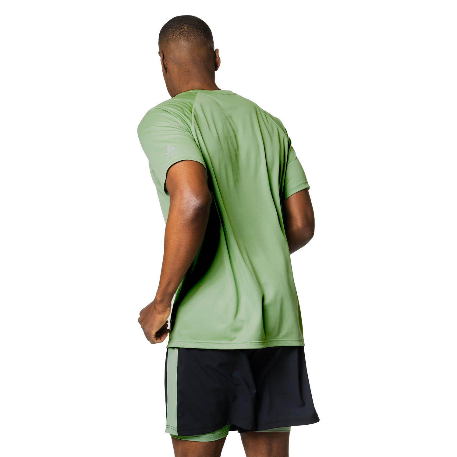 Odlo Crew Essential Print Maglietta Loden Frost