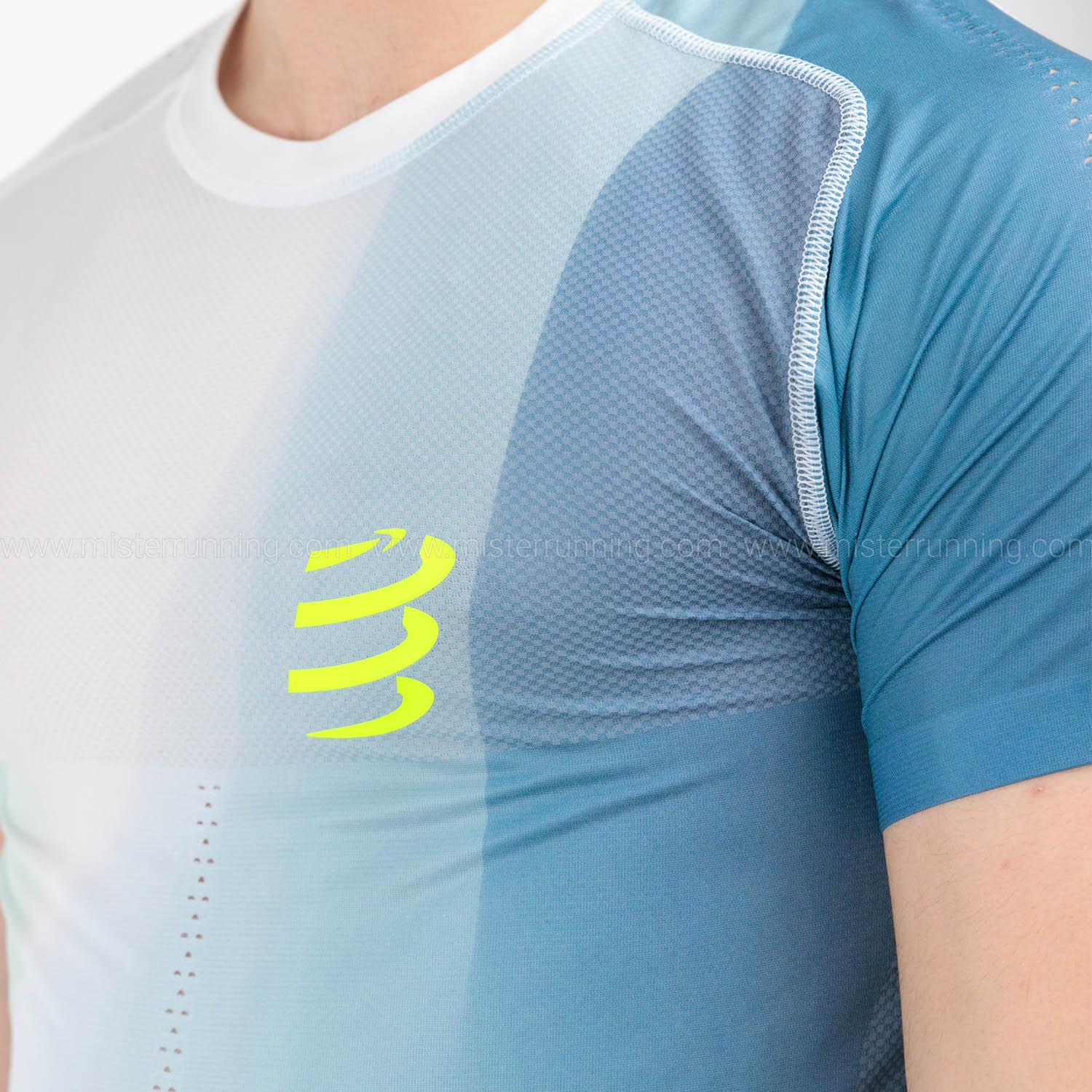 Compressport Performance Maglietta Niagara Blue
