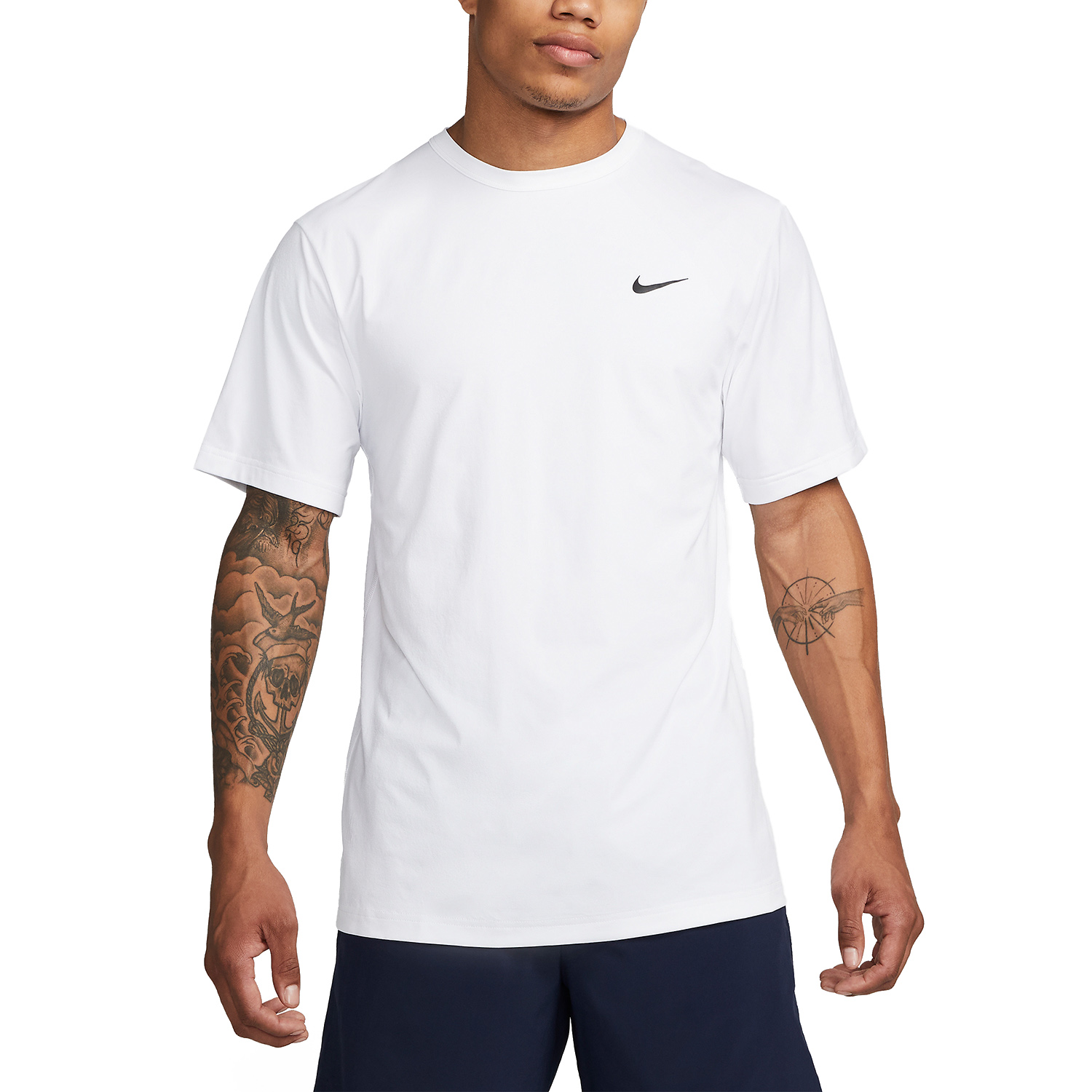 Nike Dri-FIT Hyverse Maglietta White/Black