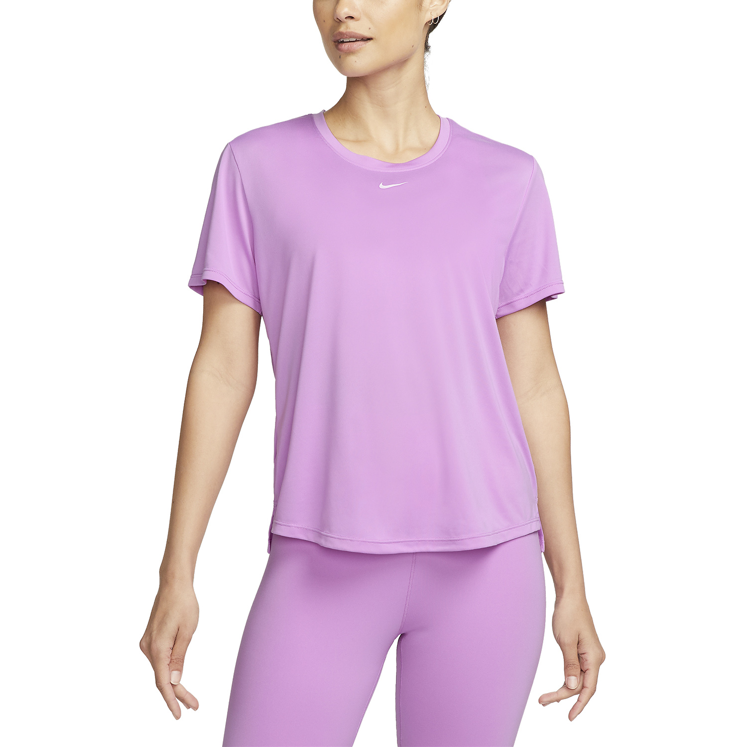 Nike One Dri-FIT Logo Maglietta Rush Fuchsia/White