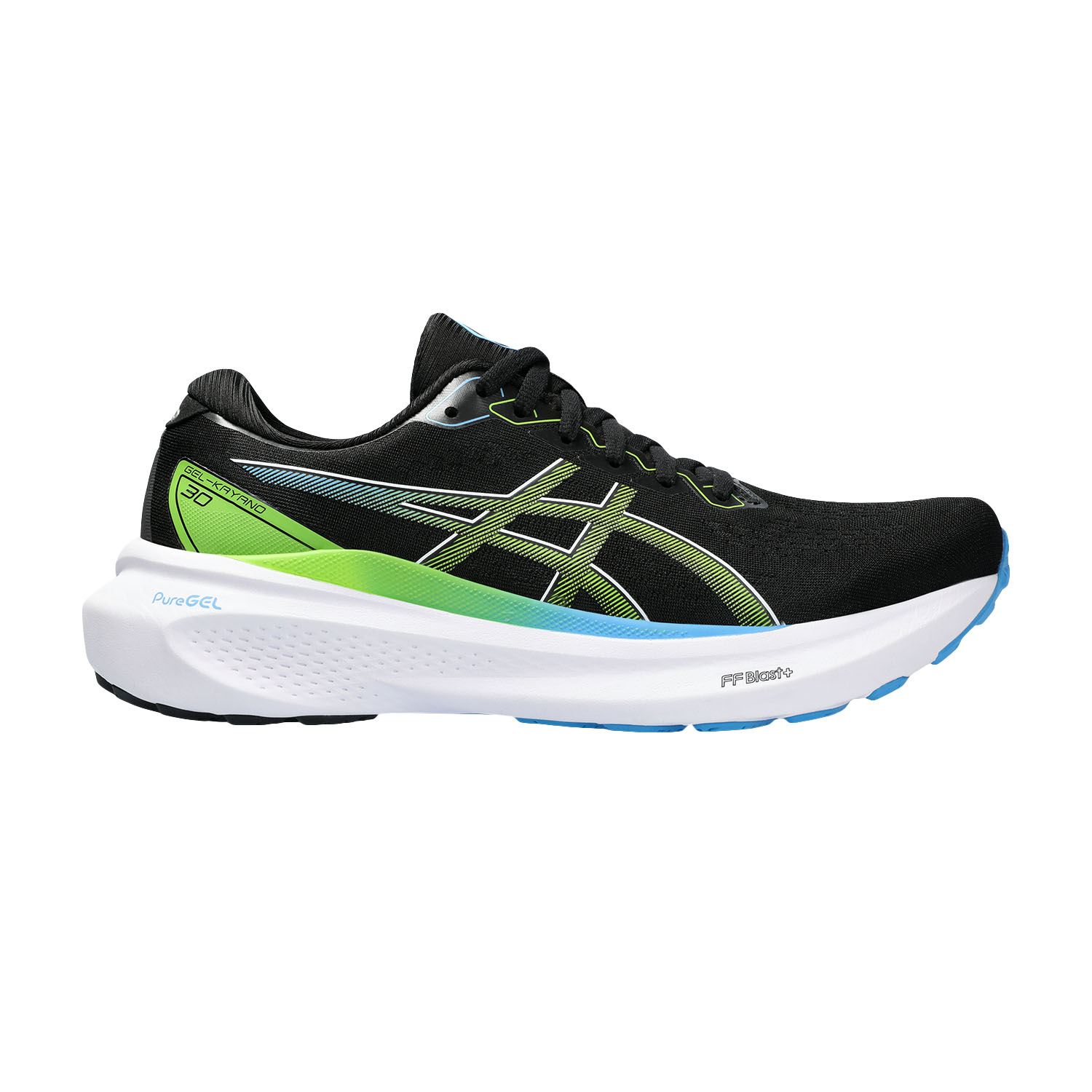 Asics Gel Kayano 30 Black/Electric Lime