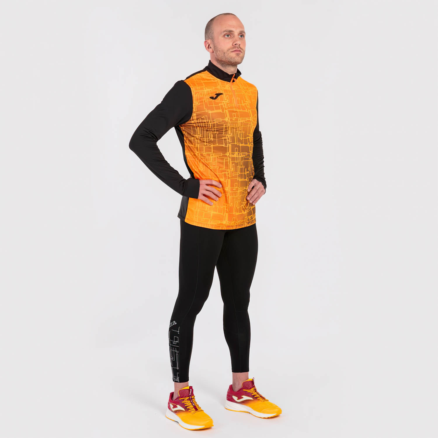 Joma Elite VIII Maglia Black/Orange
