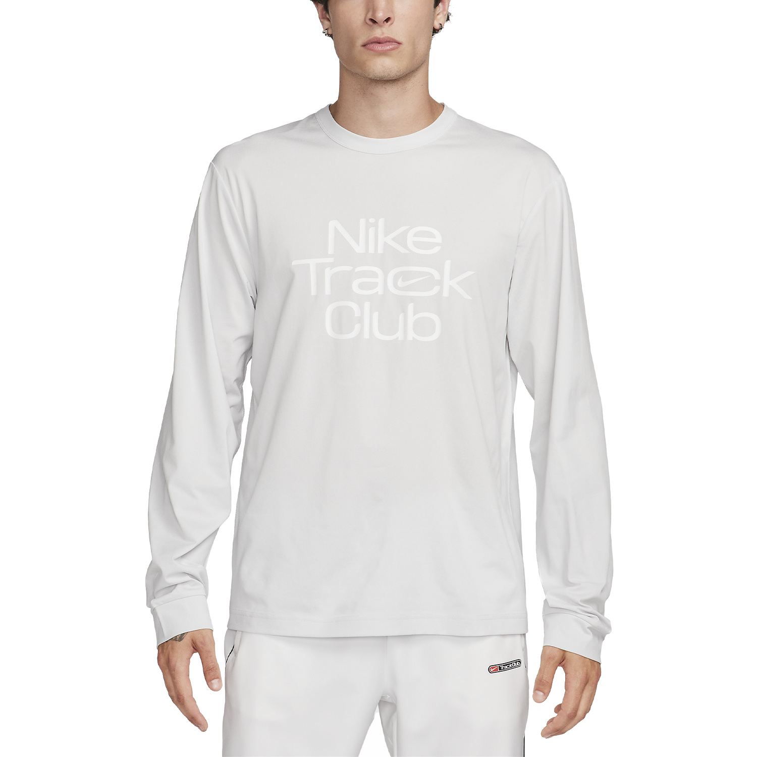 Nike Hyverse Track Club Maglia Photon Dust/Heather/Summit White