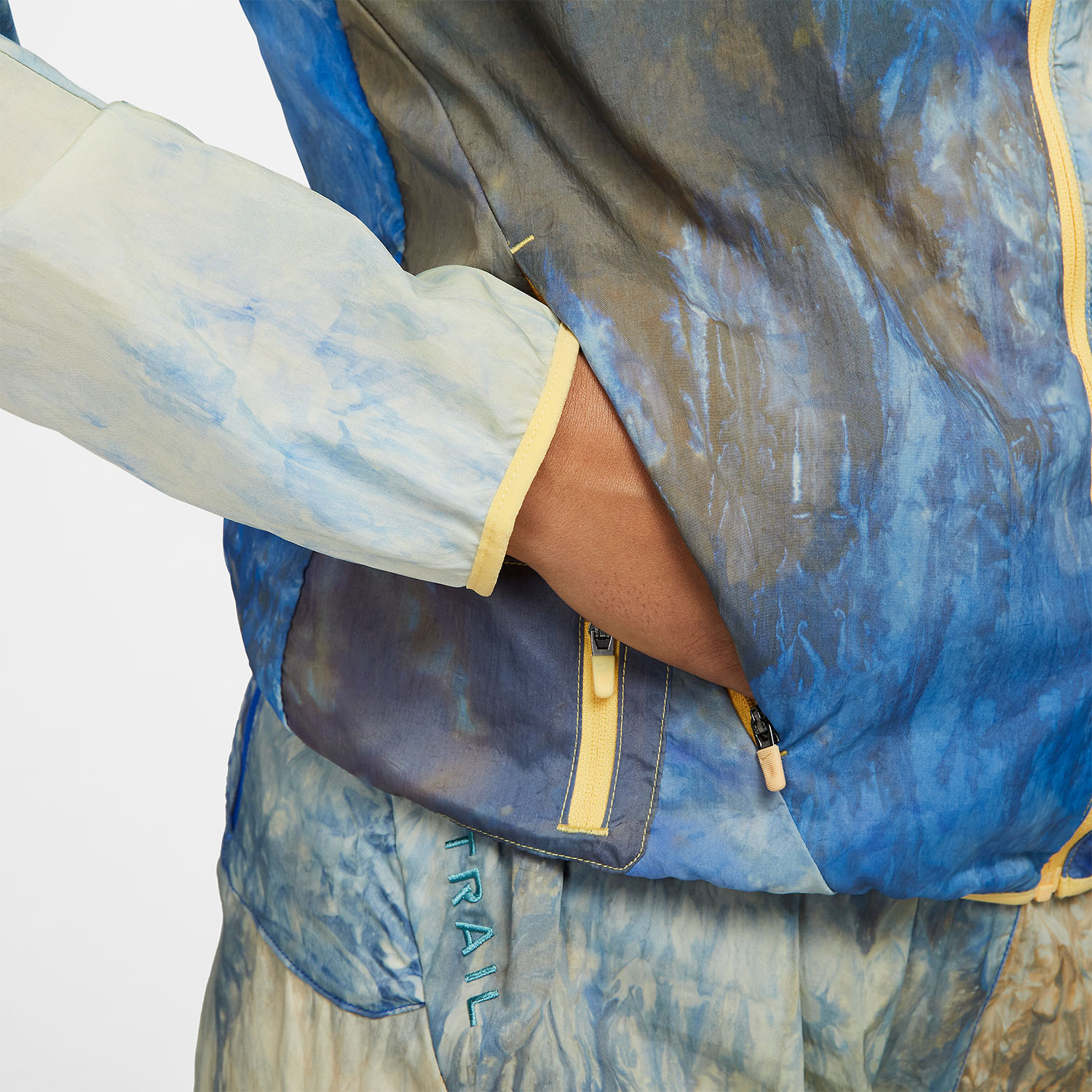 Nike Repel Giacca Topaz Gold/Mineral Teal