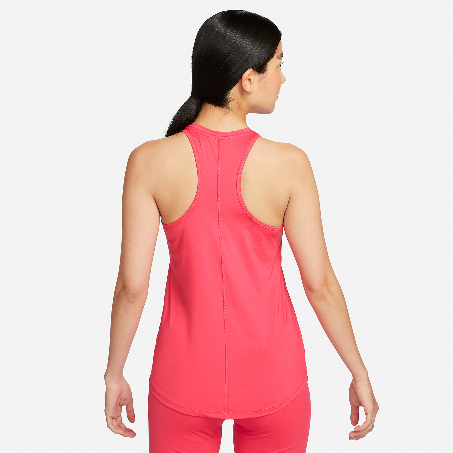 Nike Dri-FIT One Canotta Light Fusion Red/White