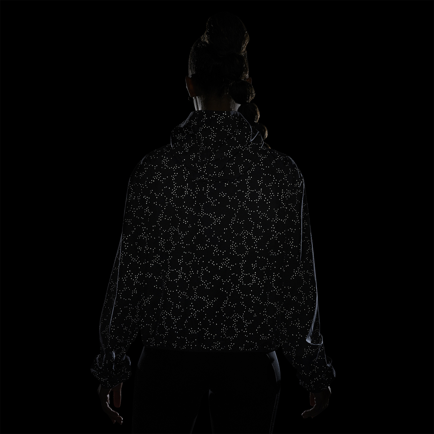 Nike Dri-FIT Logo Giacca Black/Reflective Silver