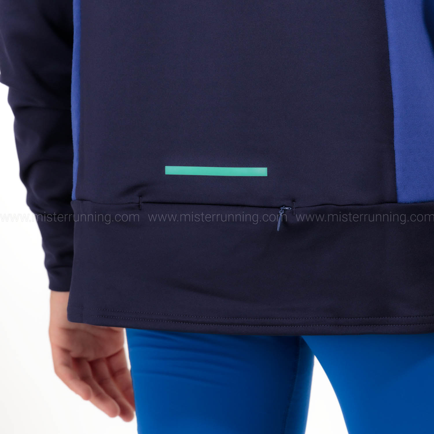 Mizuno Warmalite Maglia Evening Blue/Surf The Web