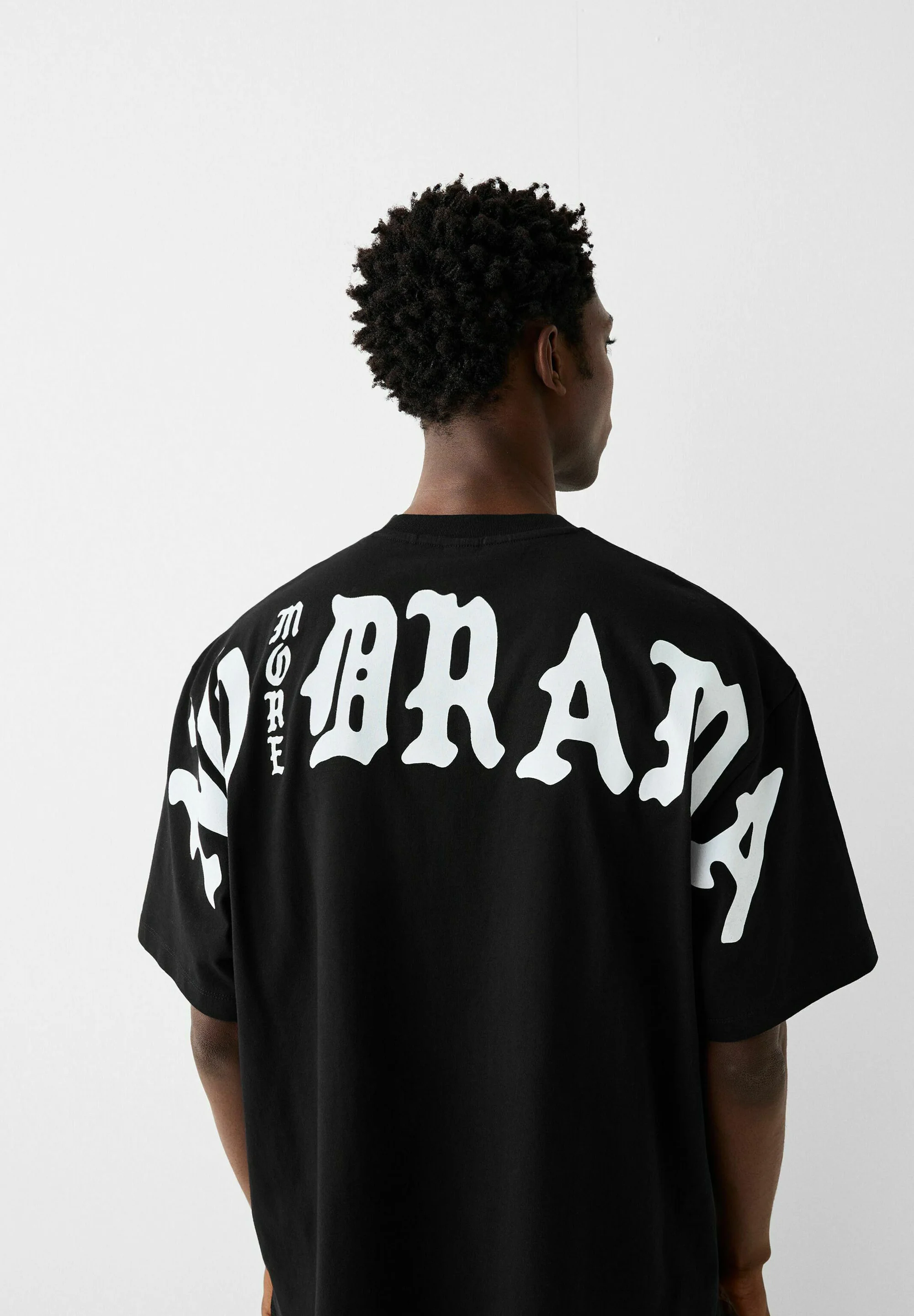 Bershka SHORT SLEEVE BOXY-FIT - T-shirt con stampa