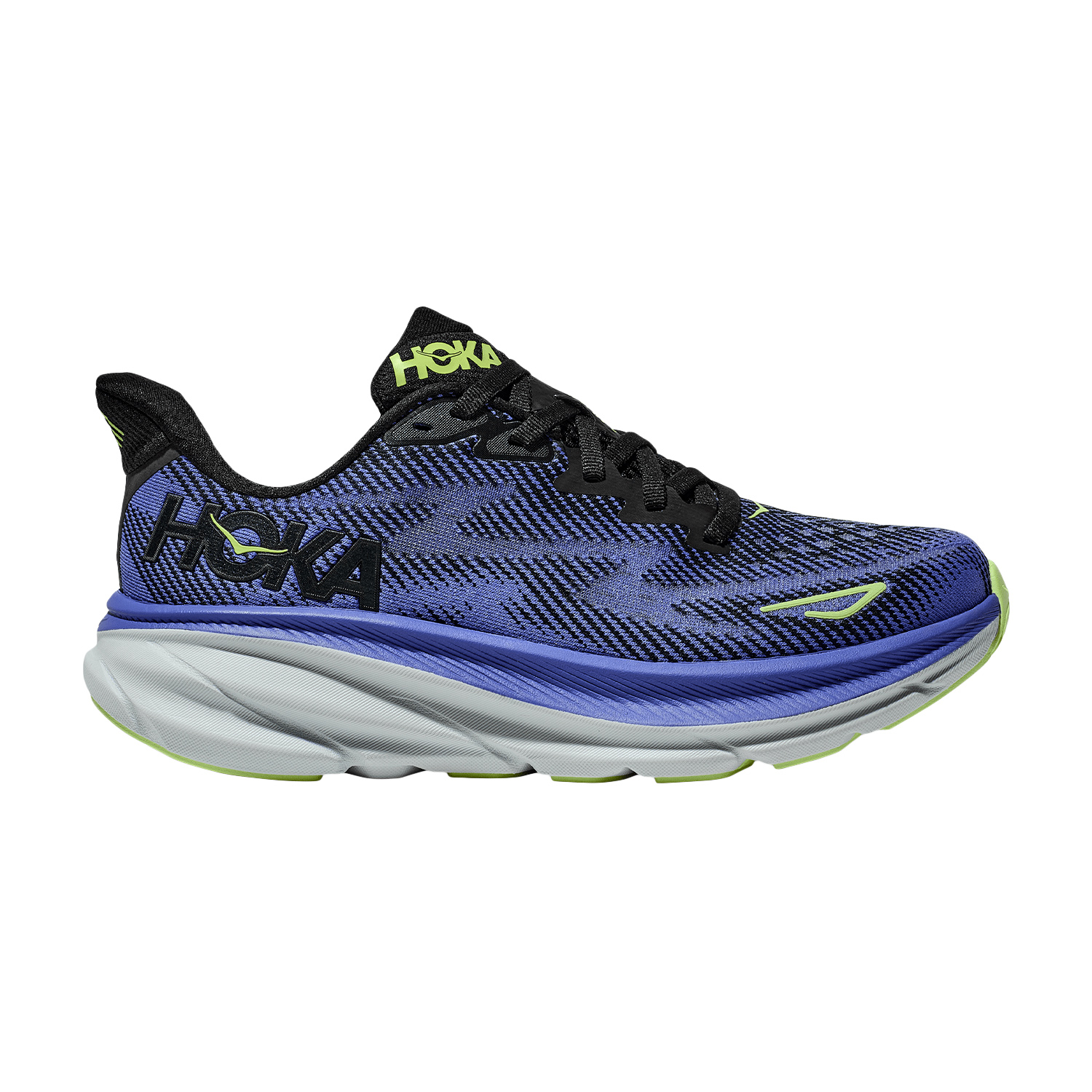 Hoka Clifton 9 Black/Stellar Blue