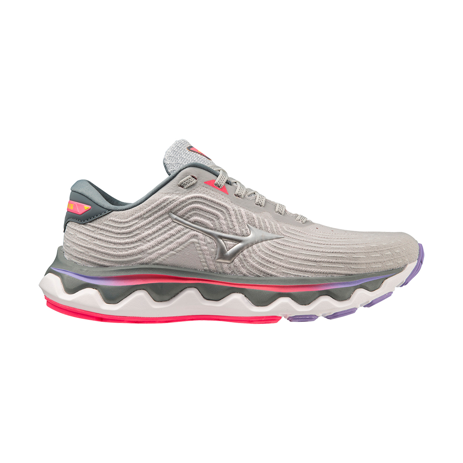 Mizuno Wave Horizon 6 Surf The Web/Silver/Neon Flame