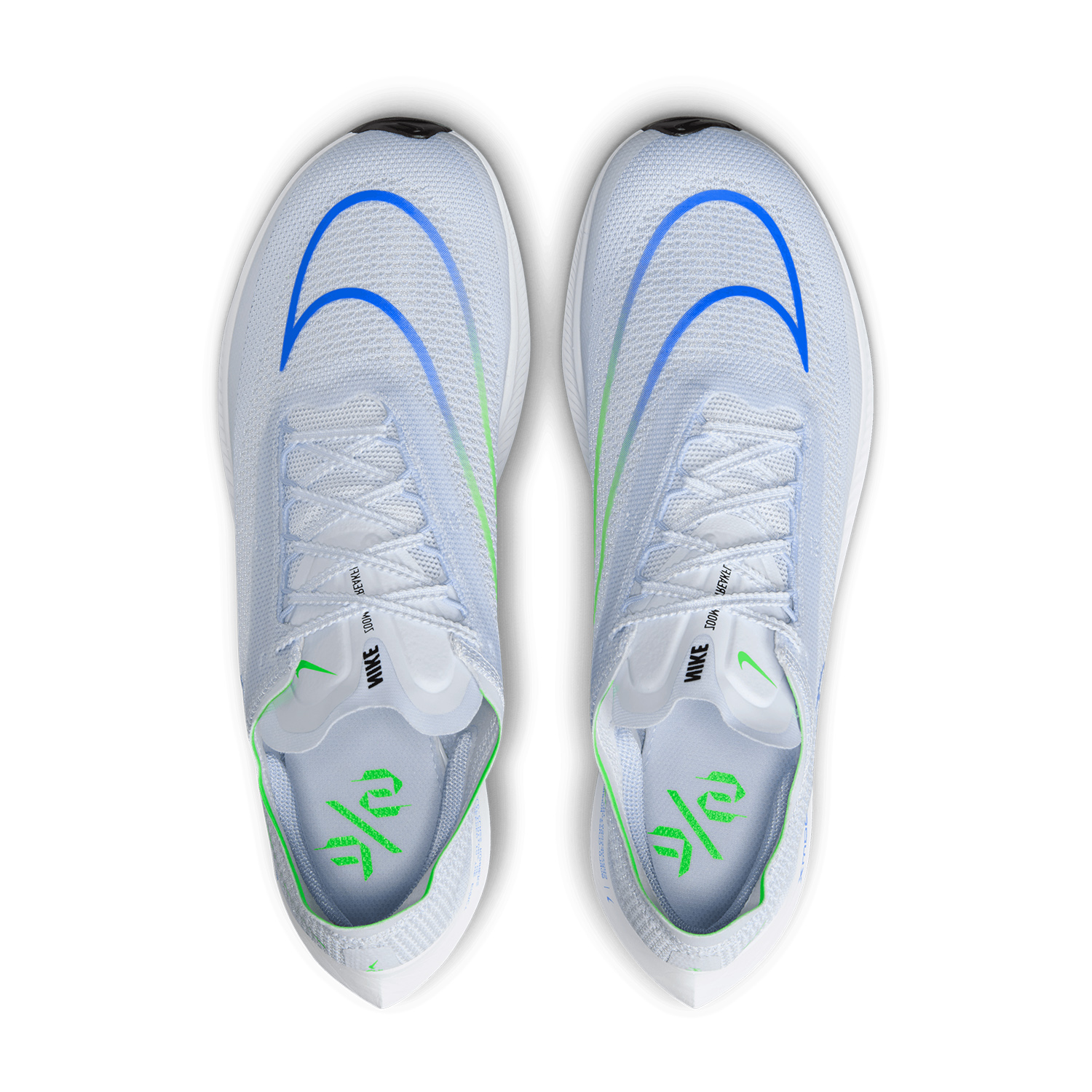 Nike ZoomX Streakfly Football Grey/Green Strike/Racer Blue