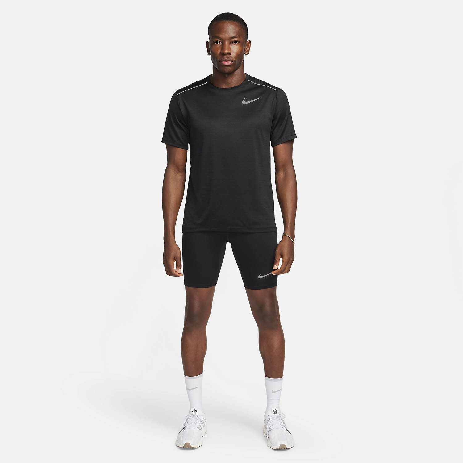 Nike Dri-FIT Fast 8in Pantaloncini Black/Reflective Silver