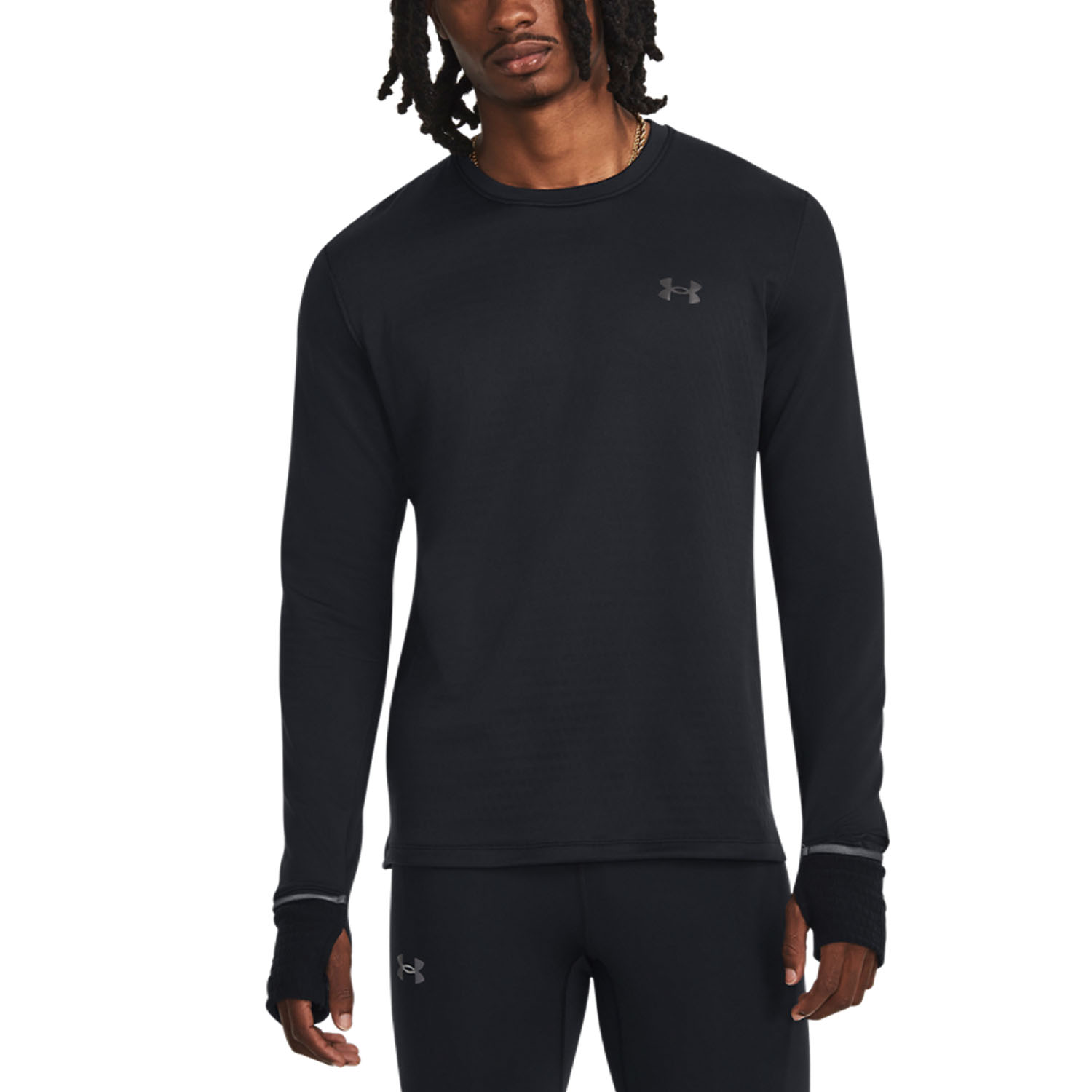 Under Armour Qualifier Cold Maglia Black/Reflective