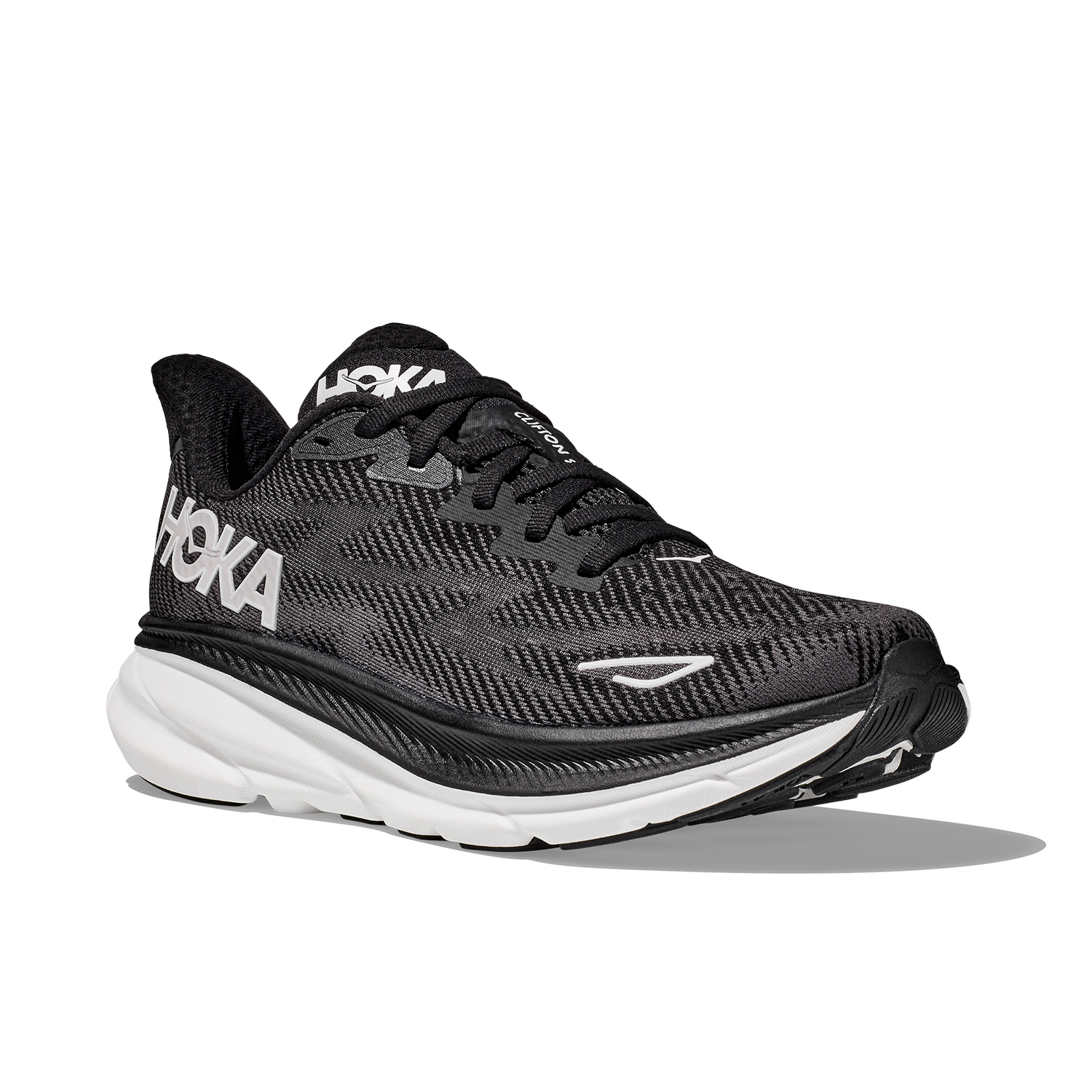 Hoka Clifton 9 Black/White
