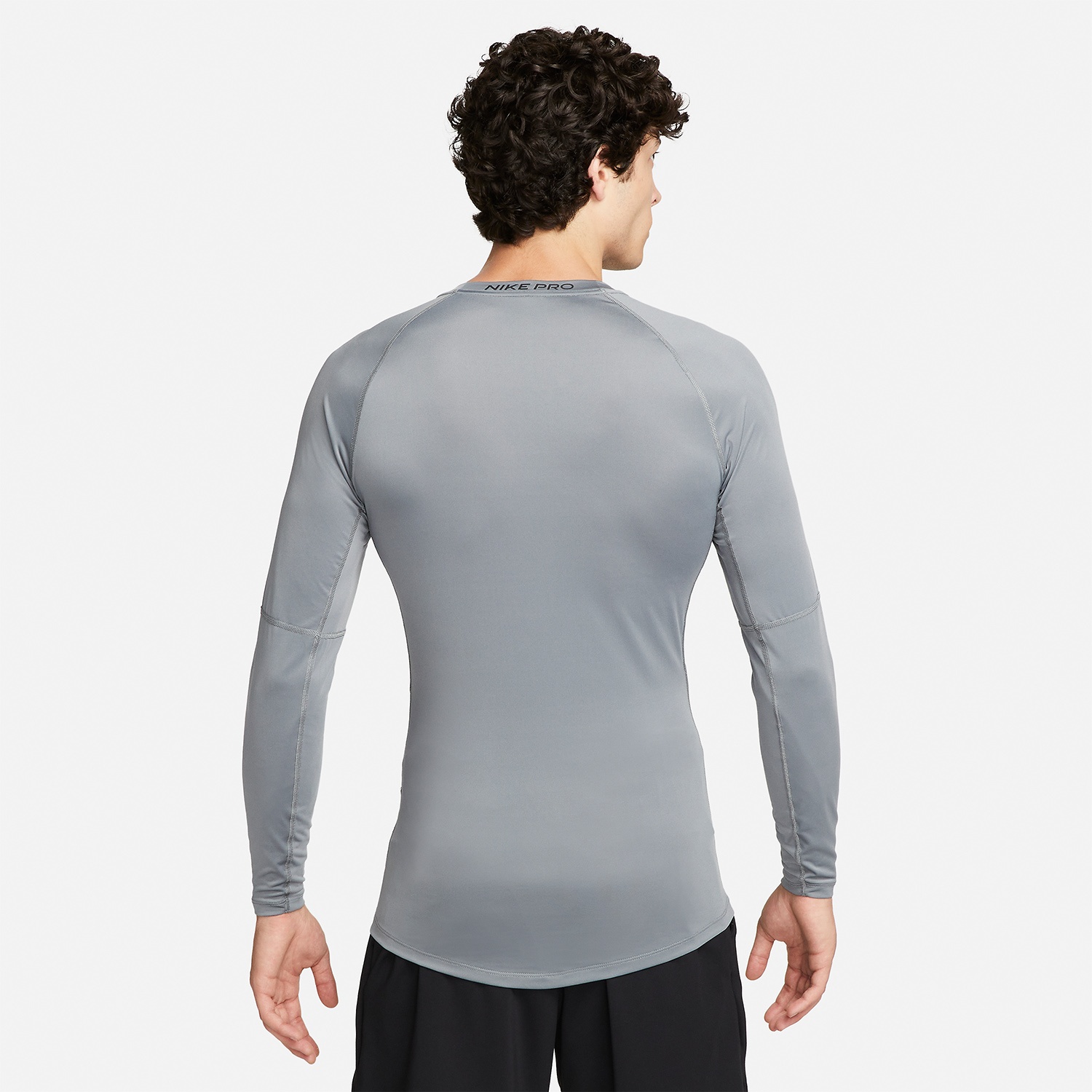 Nike Dri-FIT Logo Maglia Smoke Grey/Black