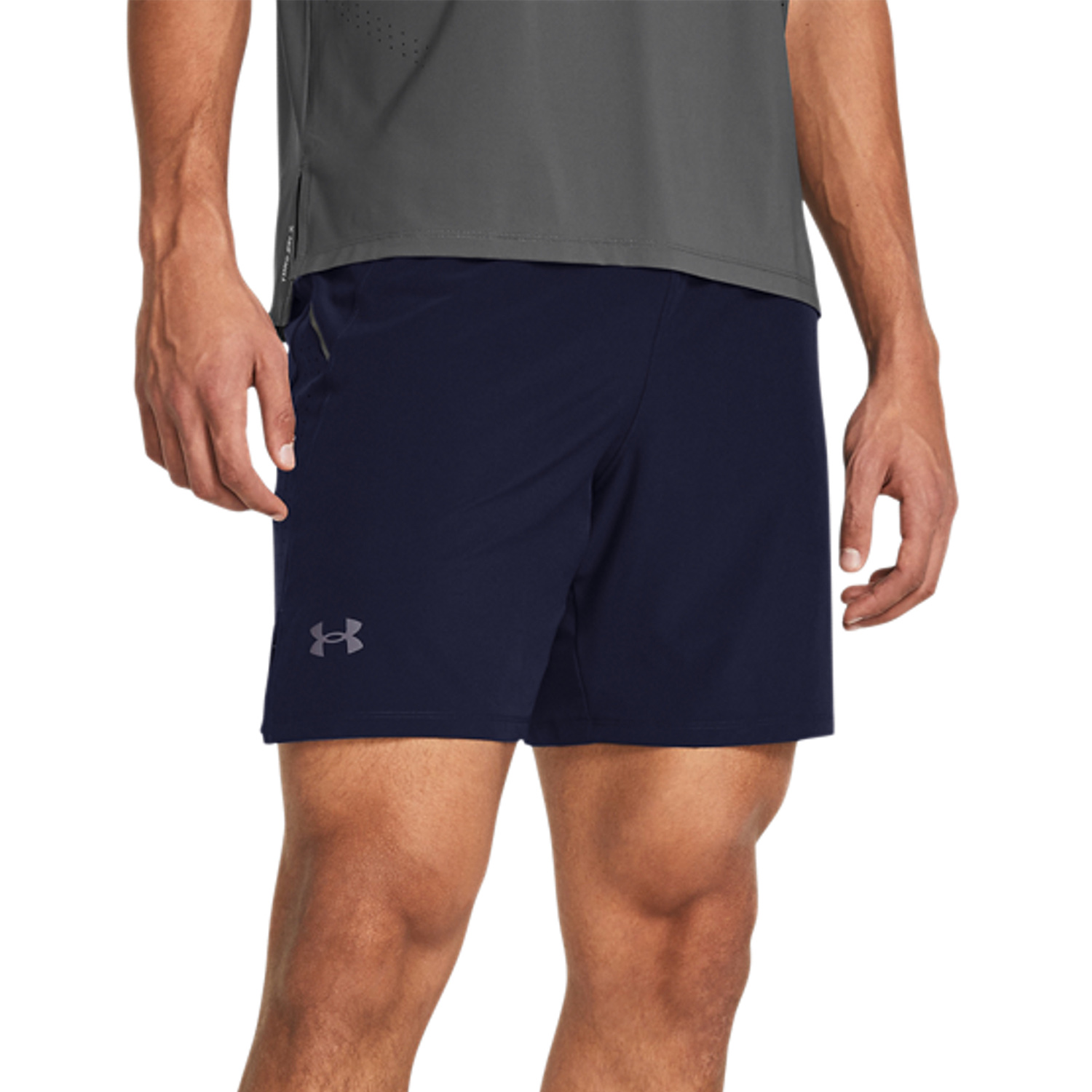 Under Armour Launch Elite 7in Pantaloncini Midnight Navy/Reflective