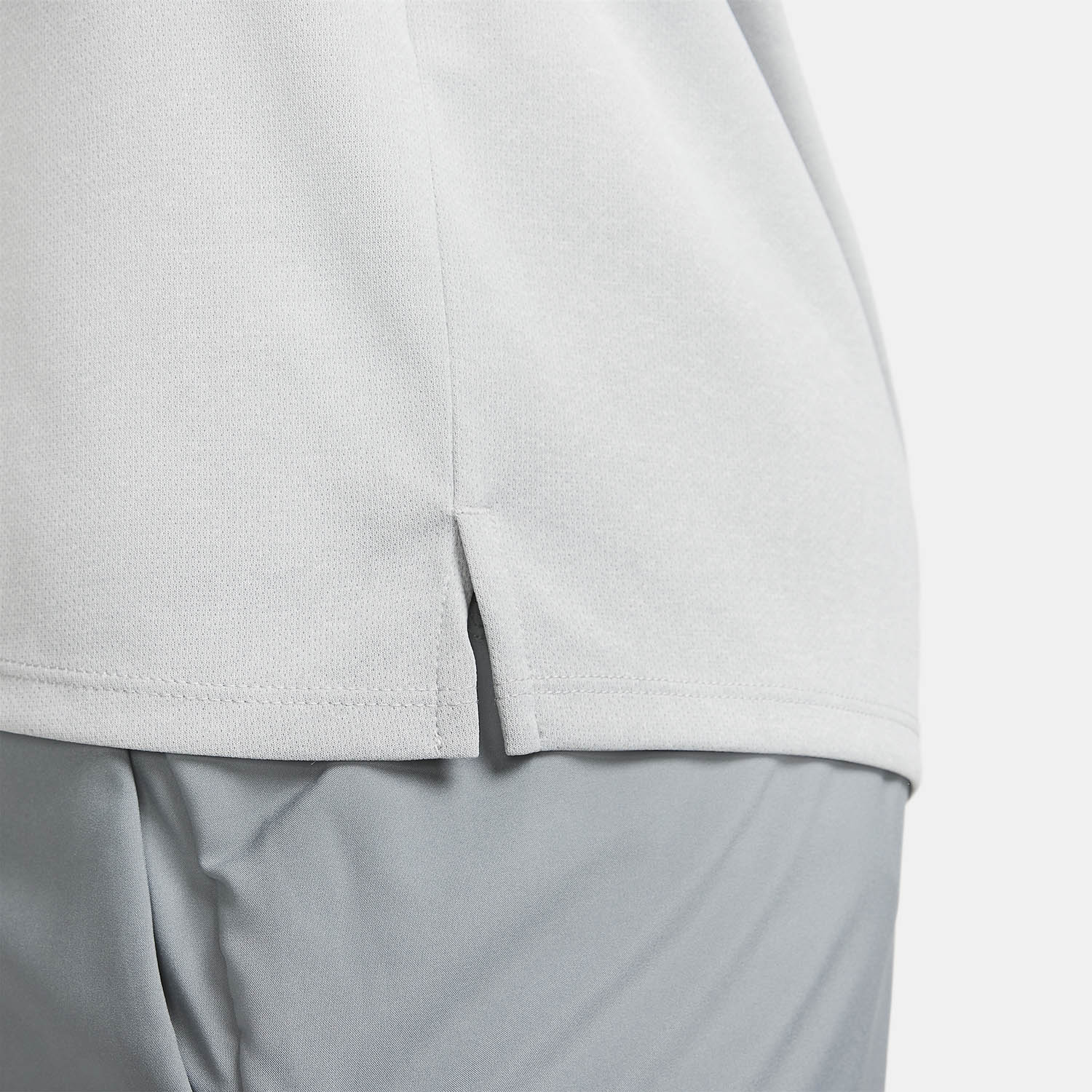 Nike Dri-FIT UV Run Division Miler Maglietta Grey Fog/Particle Grey/Reflective Silver