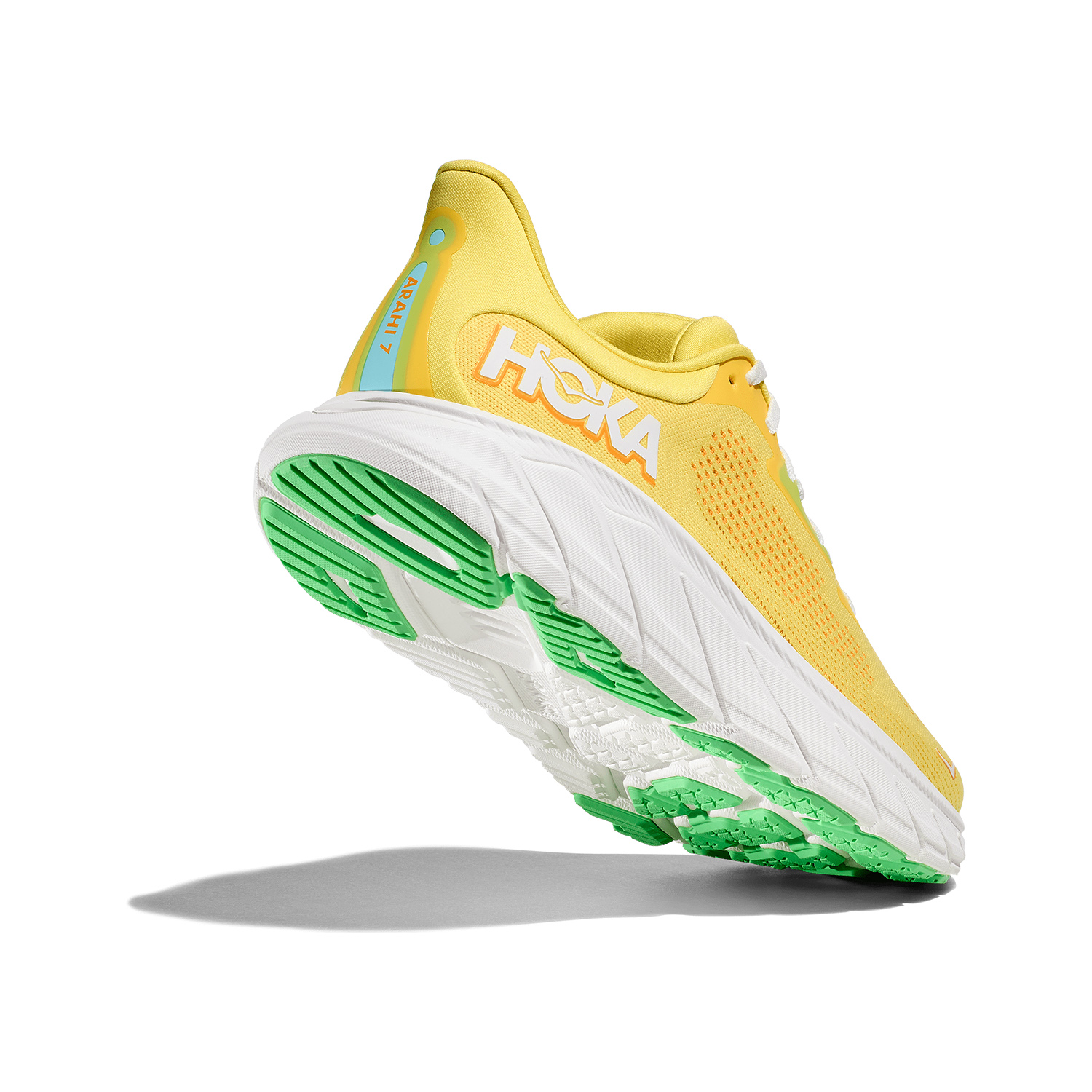Hoka Arahi 7 Lemonade/Solar Flare