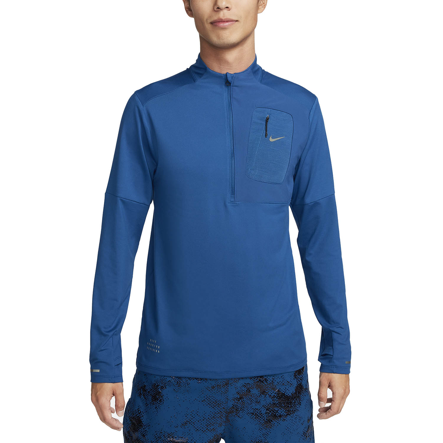 Nike Dri-FIT Element Maglia Court Blue/Black/Black Reflective