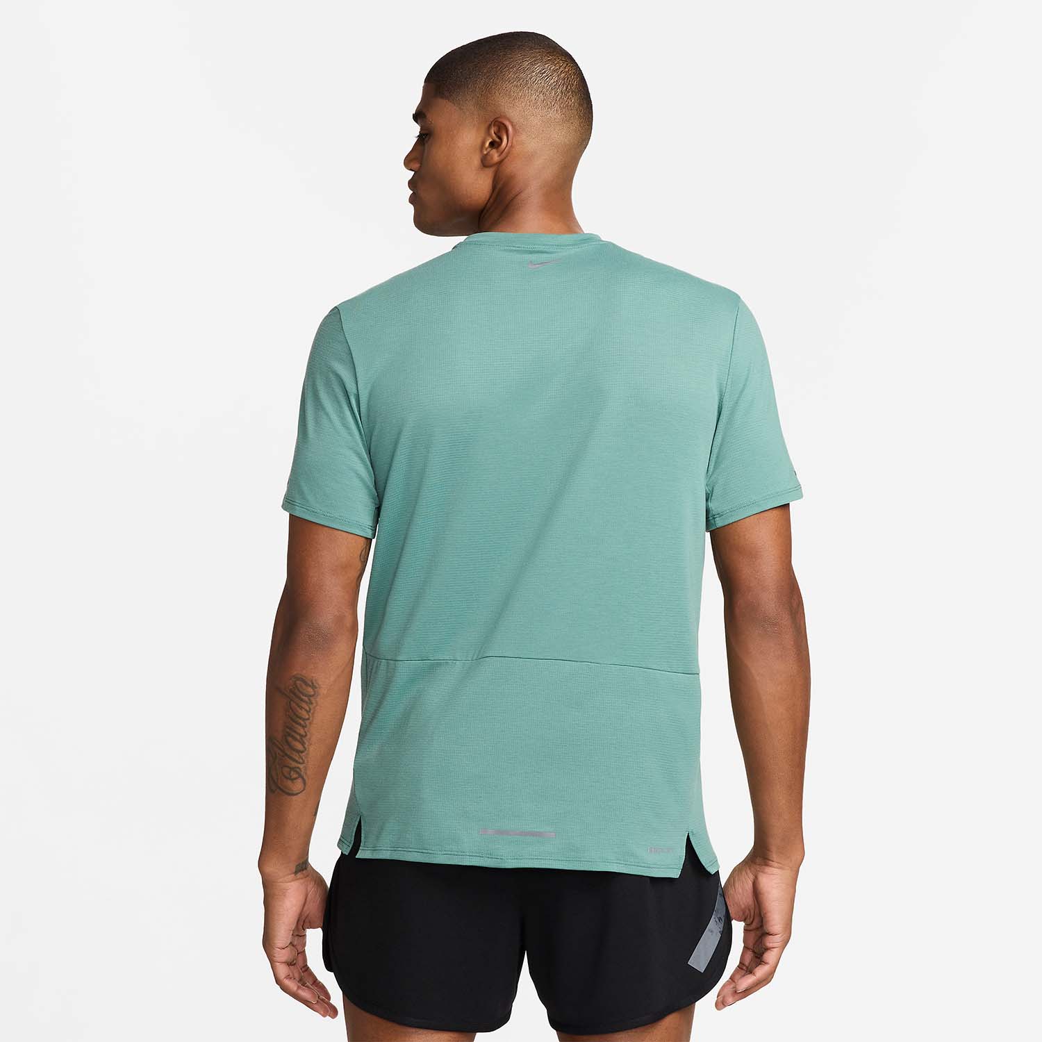 Nike Dri-FIT Rise Logo Maglietta Bicoastal/Barely Green/Black