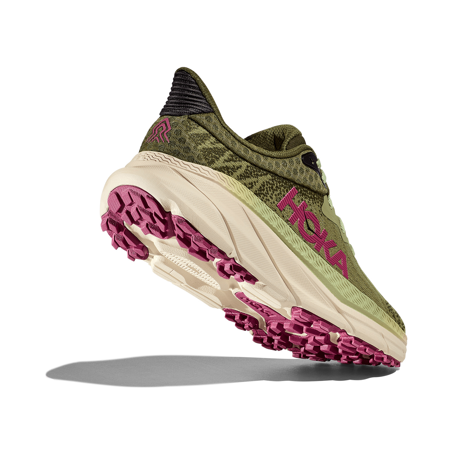 Hoka Challenger 7 Wide Forest Floor/Beet Root
