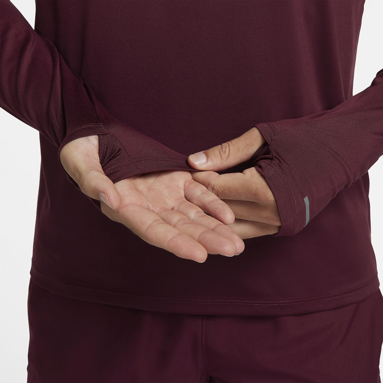 Nike Element Flash Maglia Night Maroon/Reflective Silver