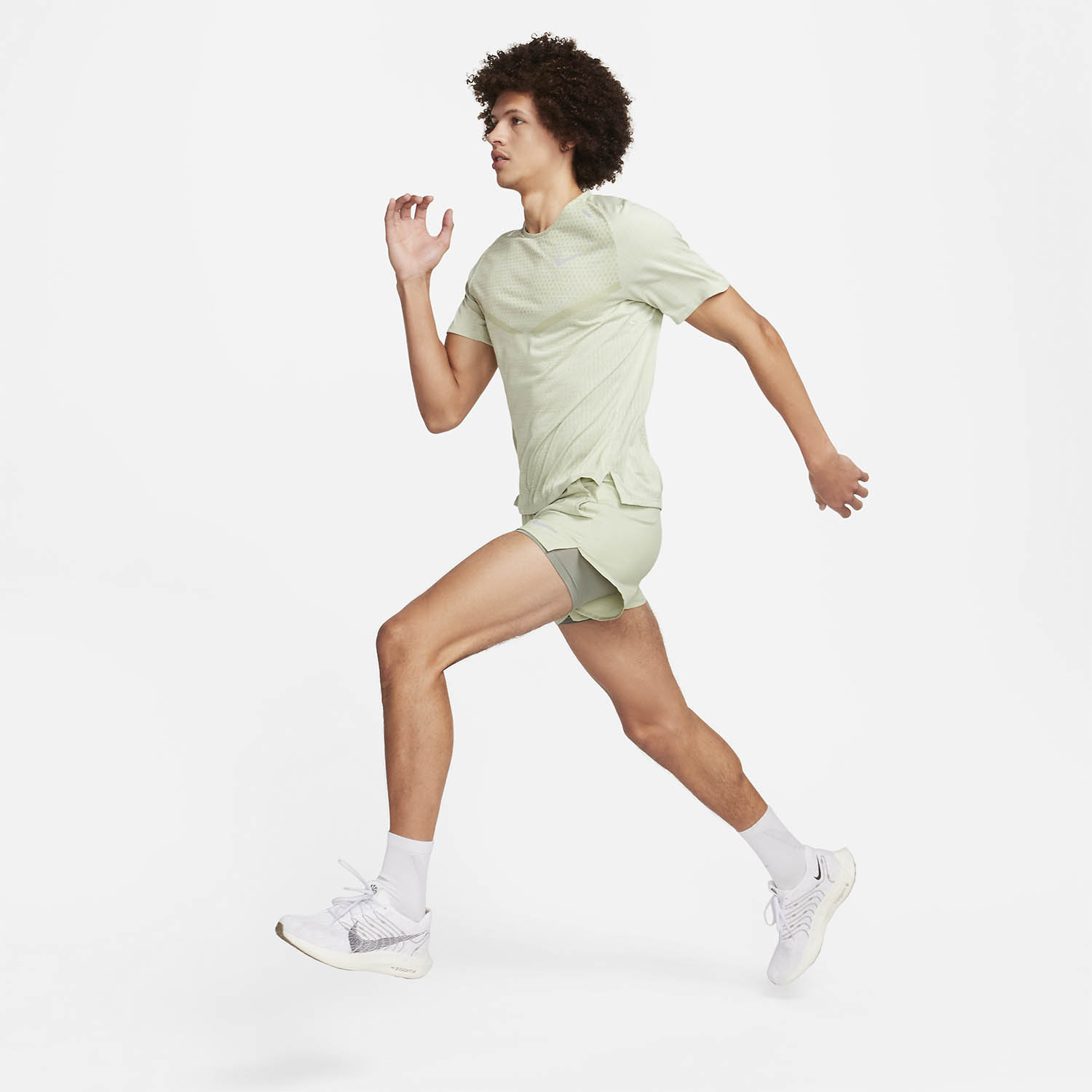 Nike Dri-FIT ADV Techknit Ultra Maglietta Olive Aura/Sea Glass/Reflective Silver