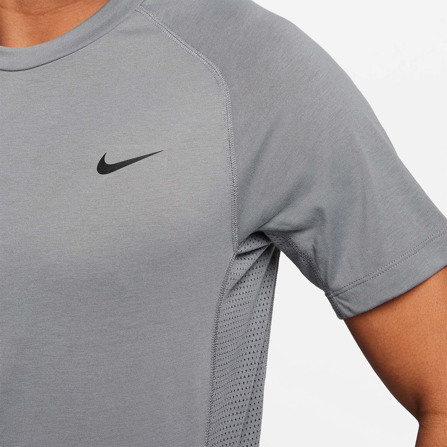 Nike Dri-FIT Flex Rep Maglietta Smoke Grey/Black