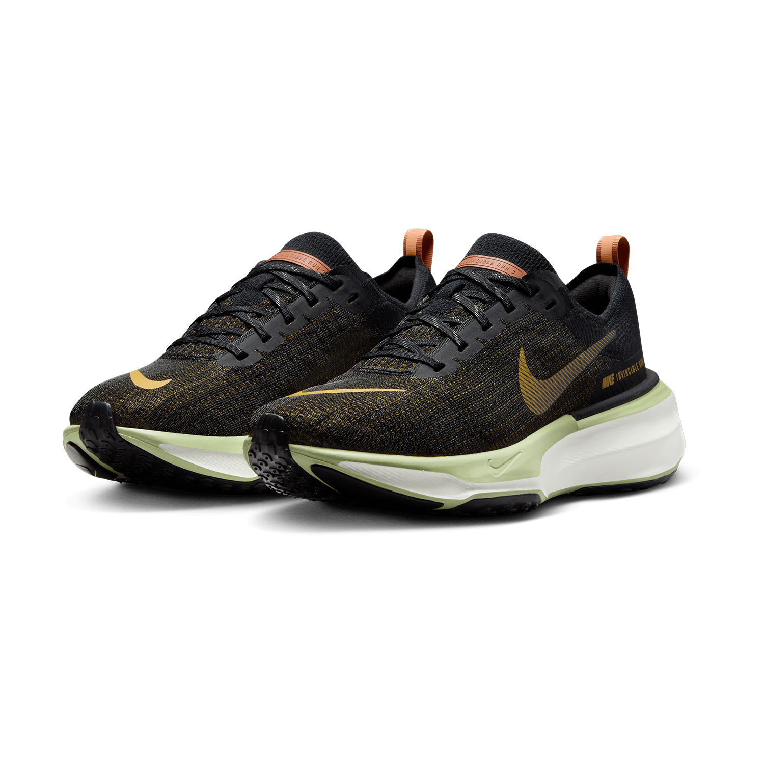 Nike ZoomX Invincible Run Flyknit 3 Black/Bronzine/Olive Aura/Amber Brown