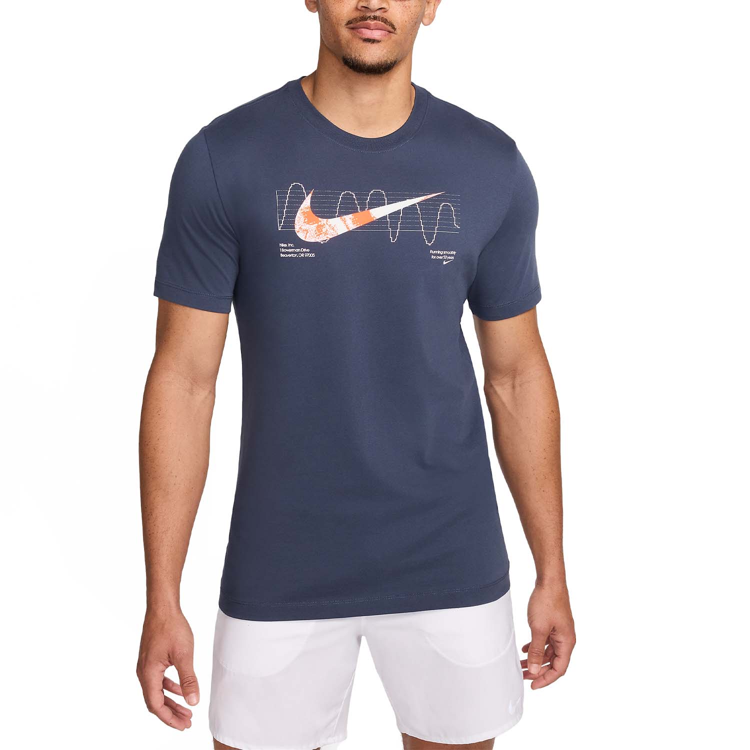 Nike Dri-FIT Graphic Maglietta Thunder Blue
