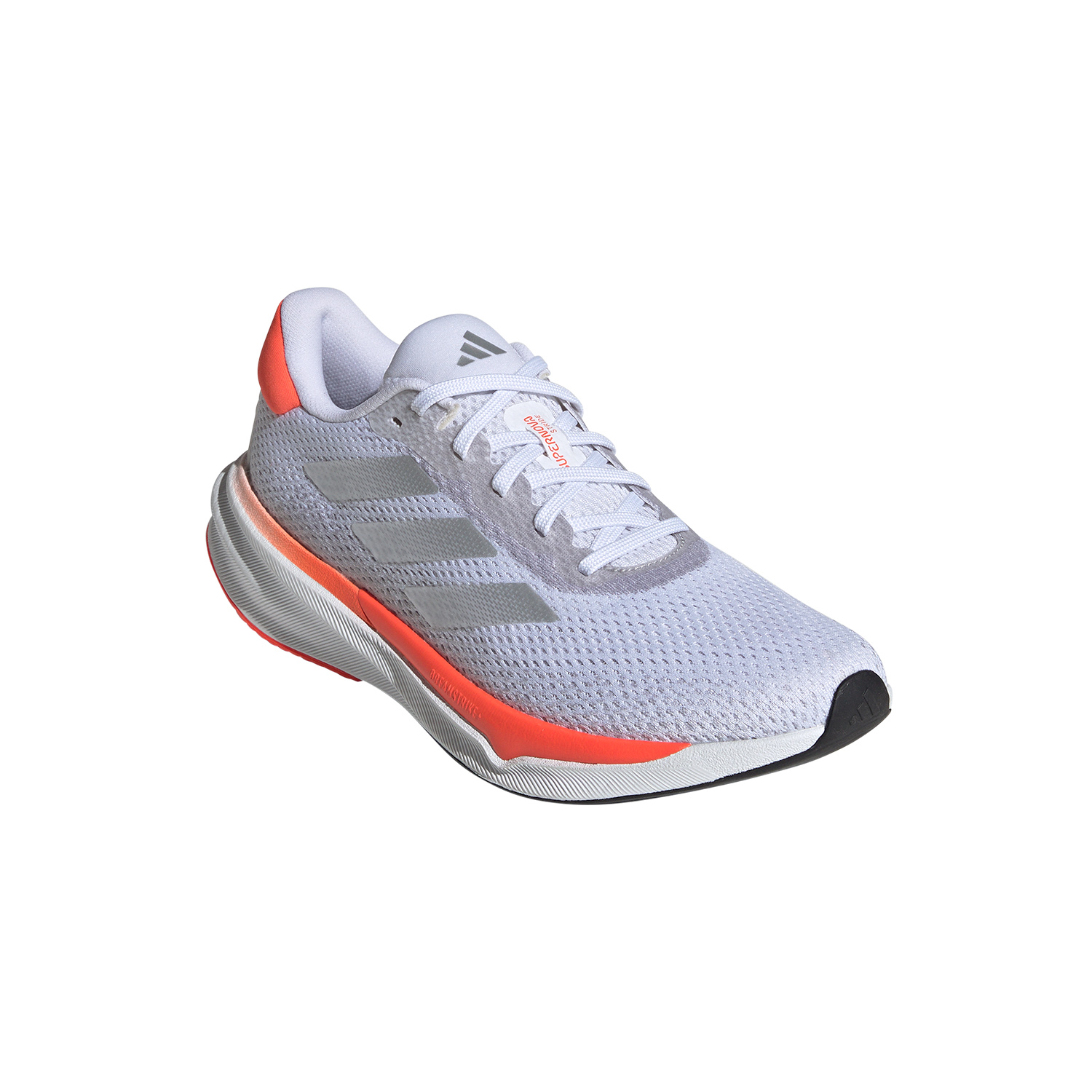 adidas Supernova Stride Cloud White/Silver Metallic/Solar Red