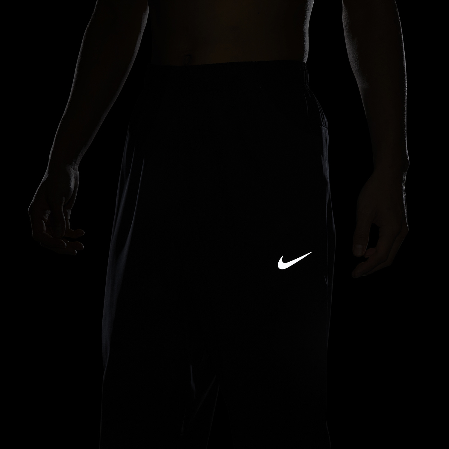 Nike Dri-FIT Form Pantaloni Black/Reflective Silver