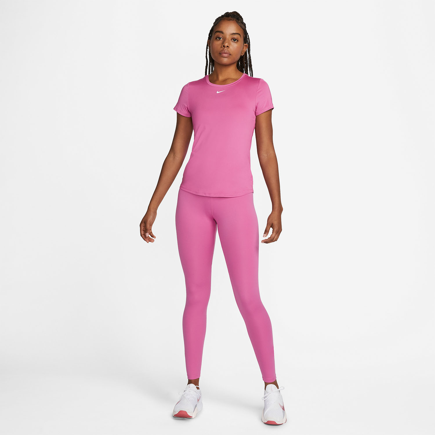 Nike Dri-FIT One Tights Cosmic Fuchsia/White