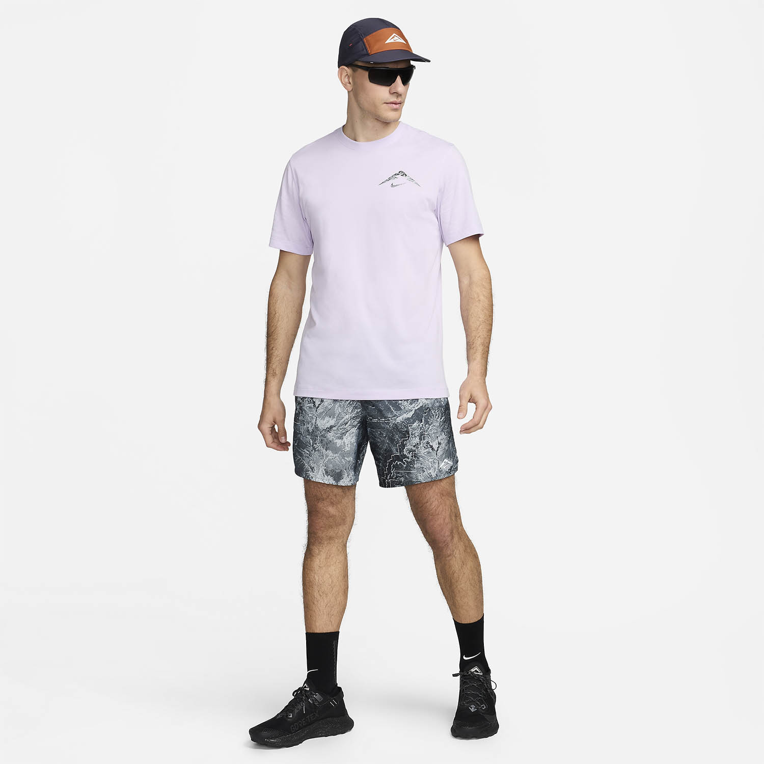Nike Dri-FIT Trail Logo Maglietta Violet Mist