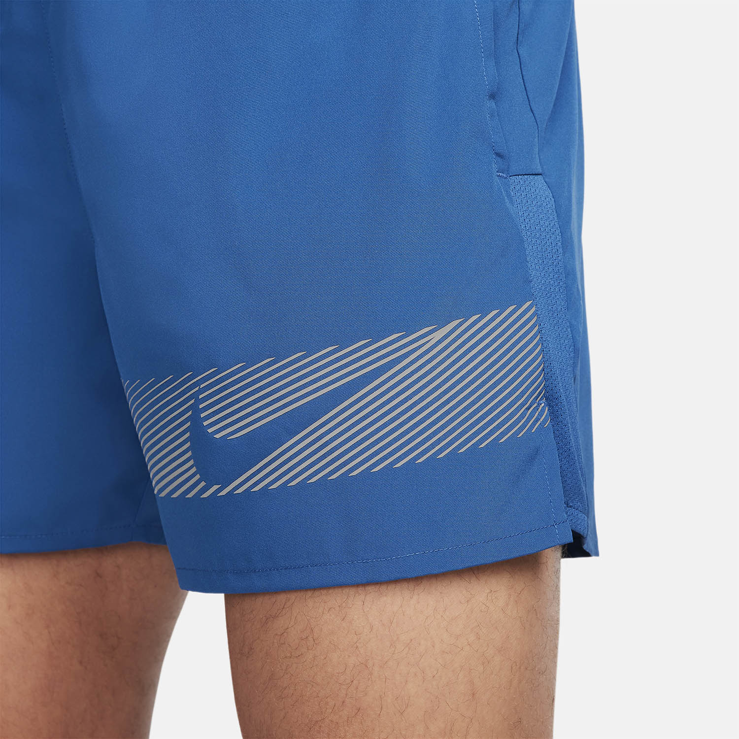 Nike Dri-FIT Challenger Flash 5in Pantaloncini Court Blue/Black/Reflective Silver