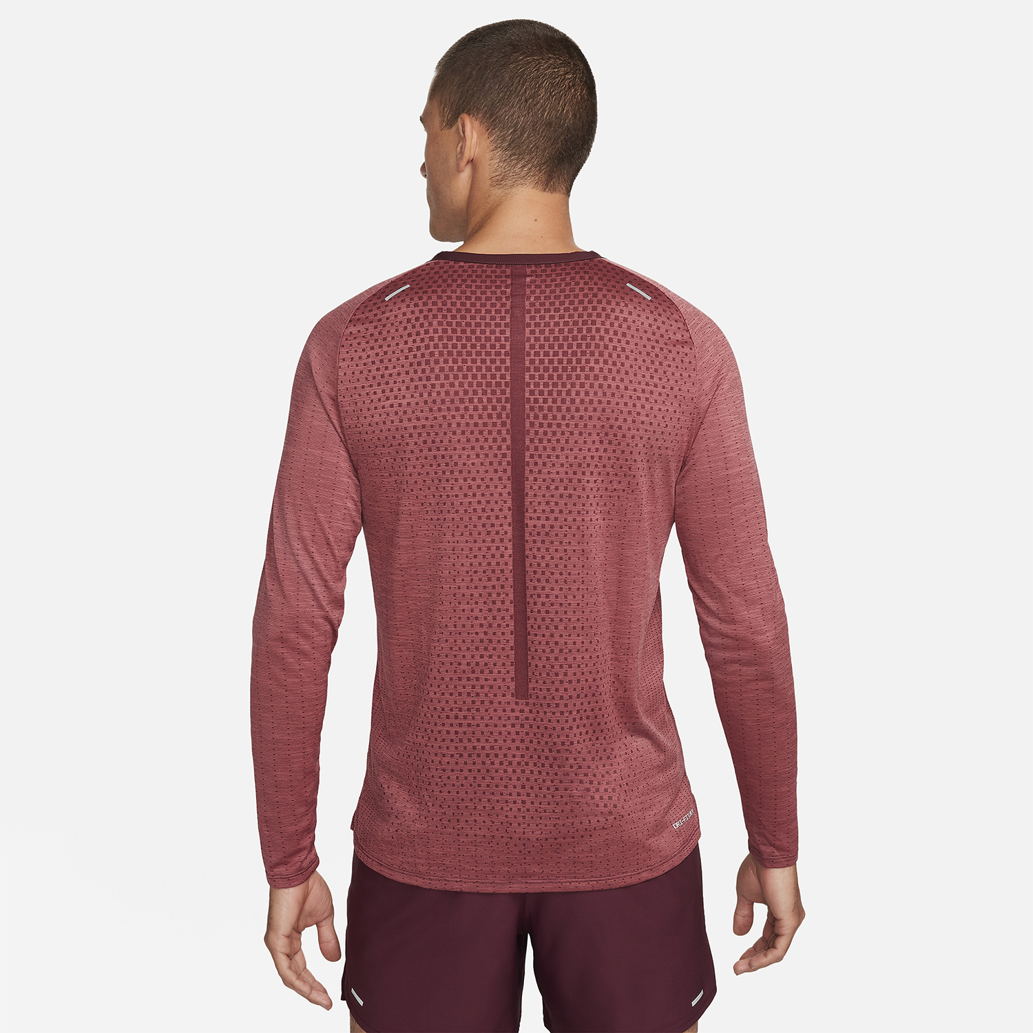 Nike TechKnit Ultra Logo Maglia Night Maroon/Cedar/Reflective Silver