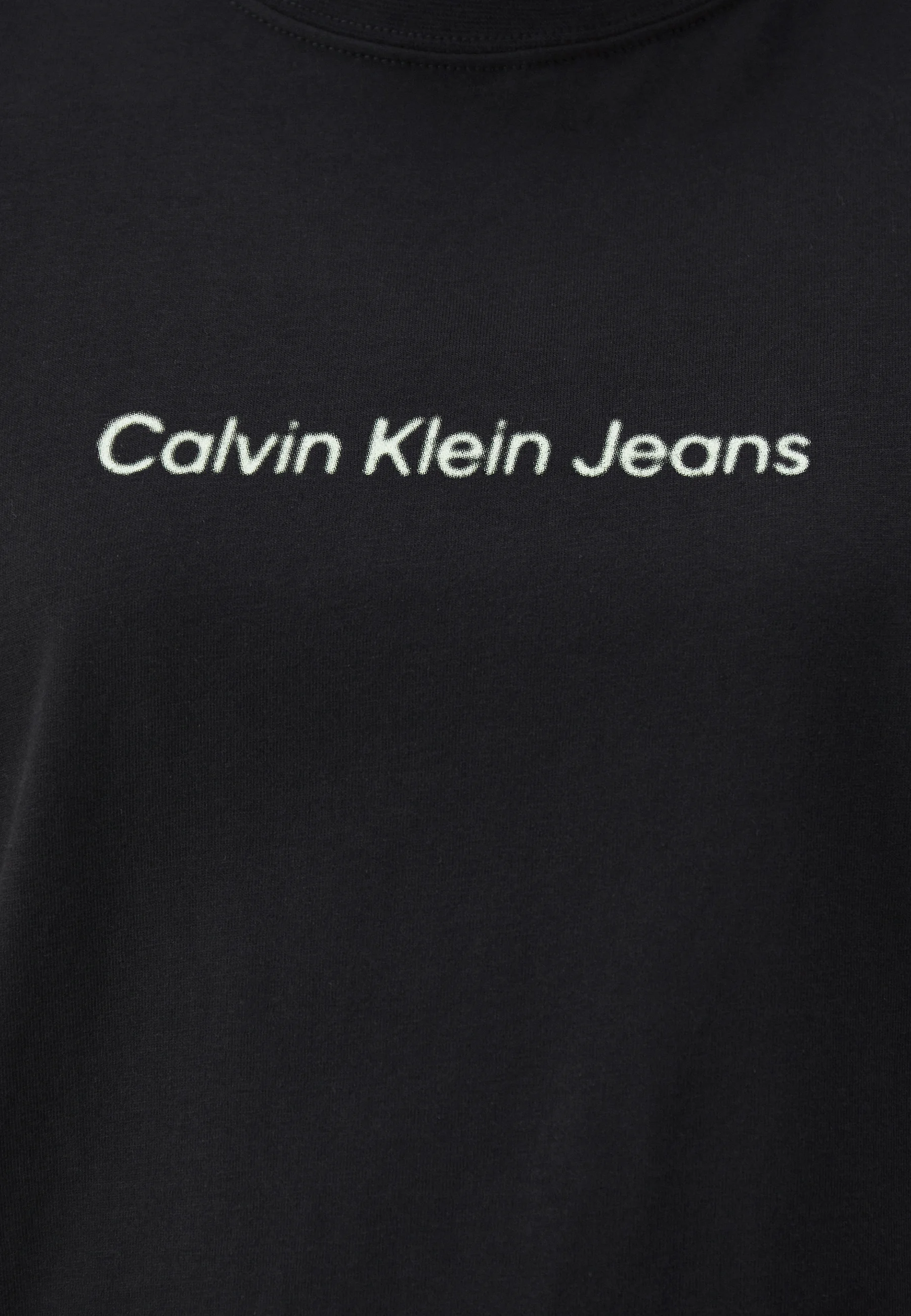 Calvin Klein Jeans MIRRORED LOGO TEE UNISEX - T-shirt con stampa