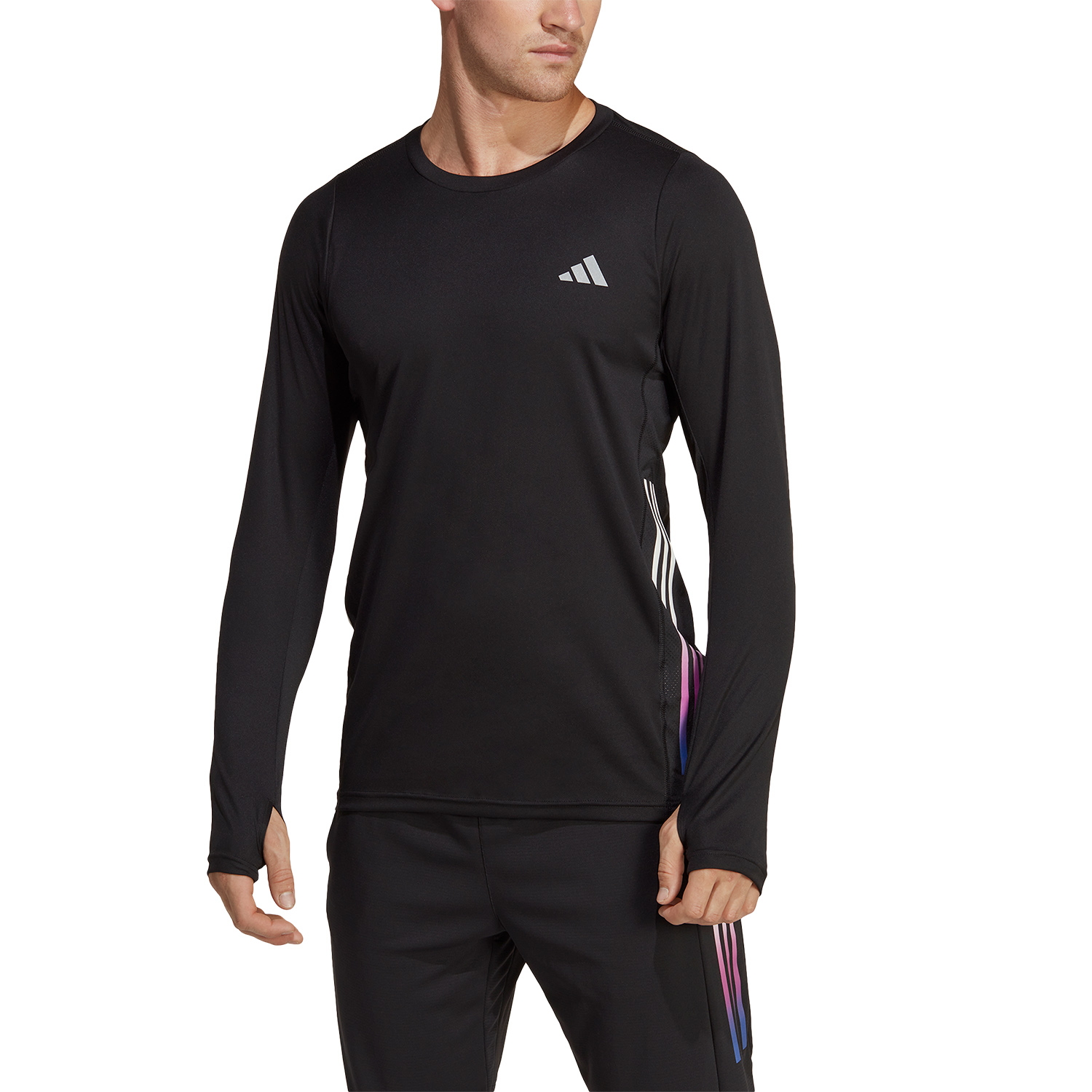 adidas Run Icons 3S Maglia Black