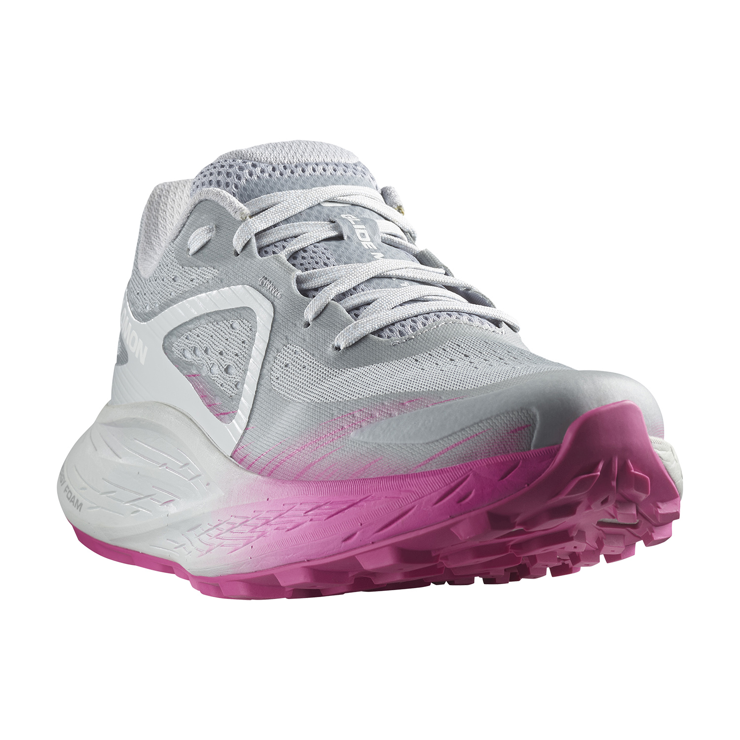 Salomon Glide Max TR Quarry/Illusion Blue/Pink Glo