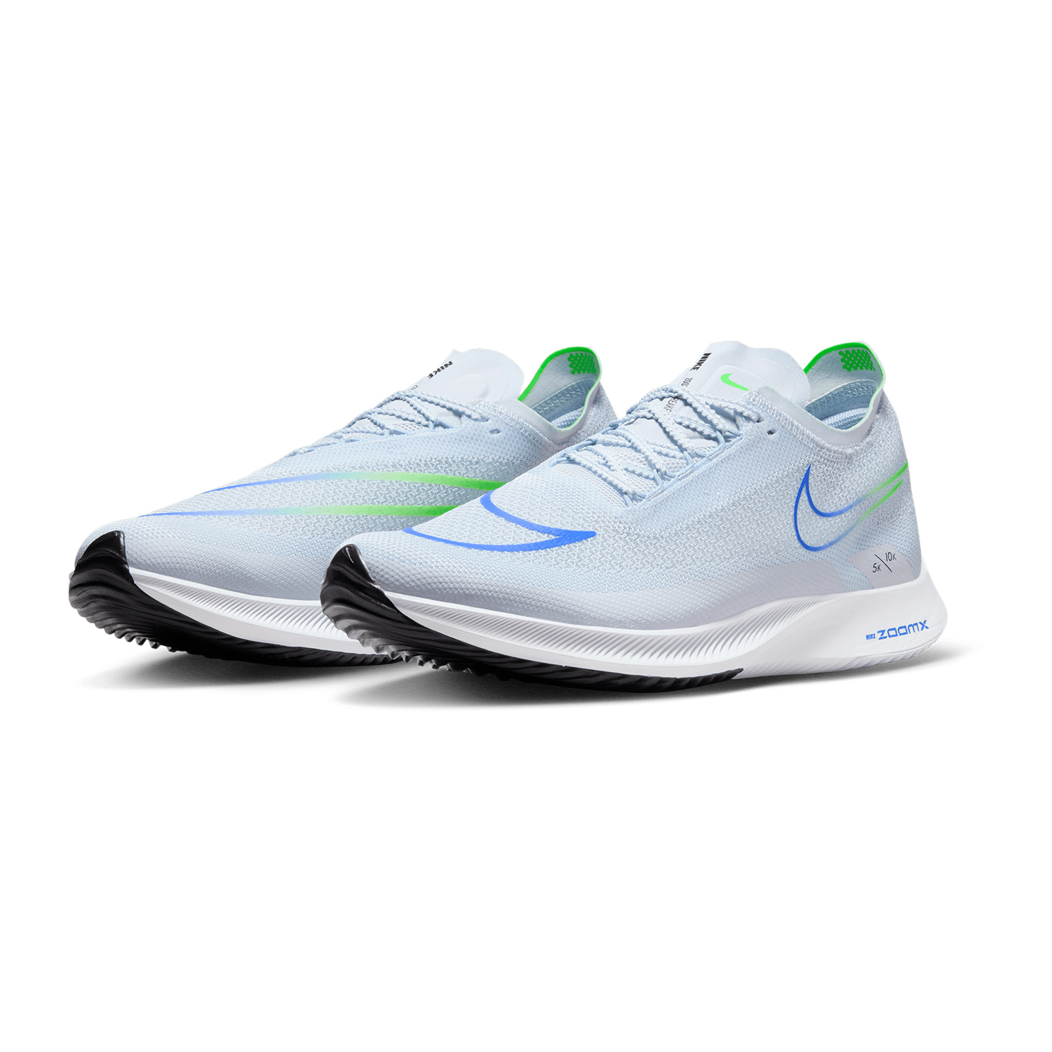 Nike ZoomX Streakfly Football Grey/Green Strike/Racer Blue