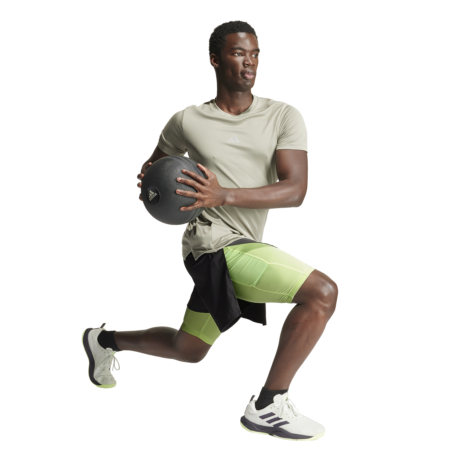 adidas HIIT Heat.RDY 2 in 1 5in Pantaloncini Black/Segrsp