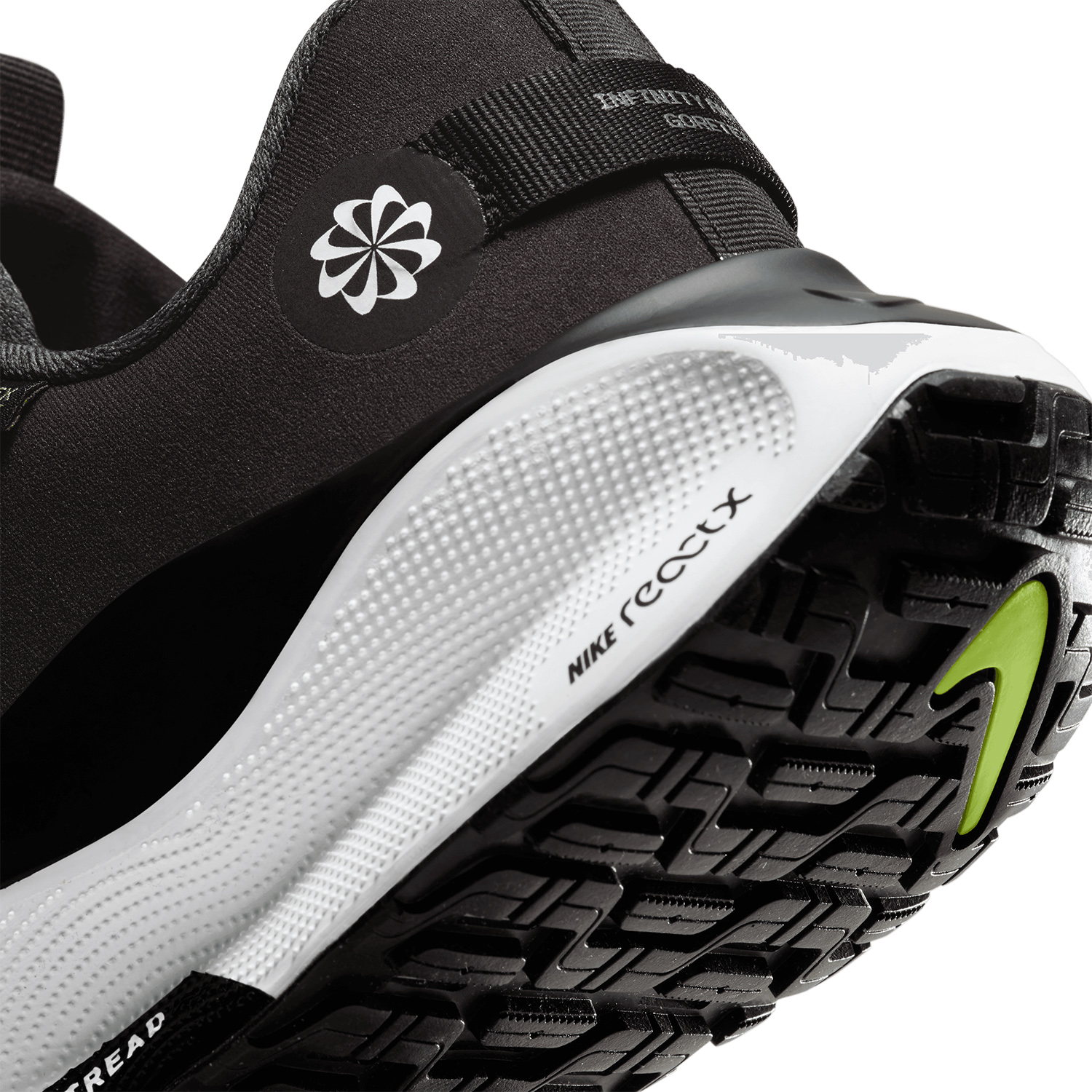 Nike InfinityRN 4 GTX Black/White/Anthracite/Volt