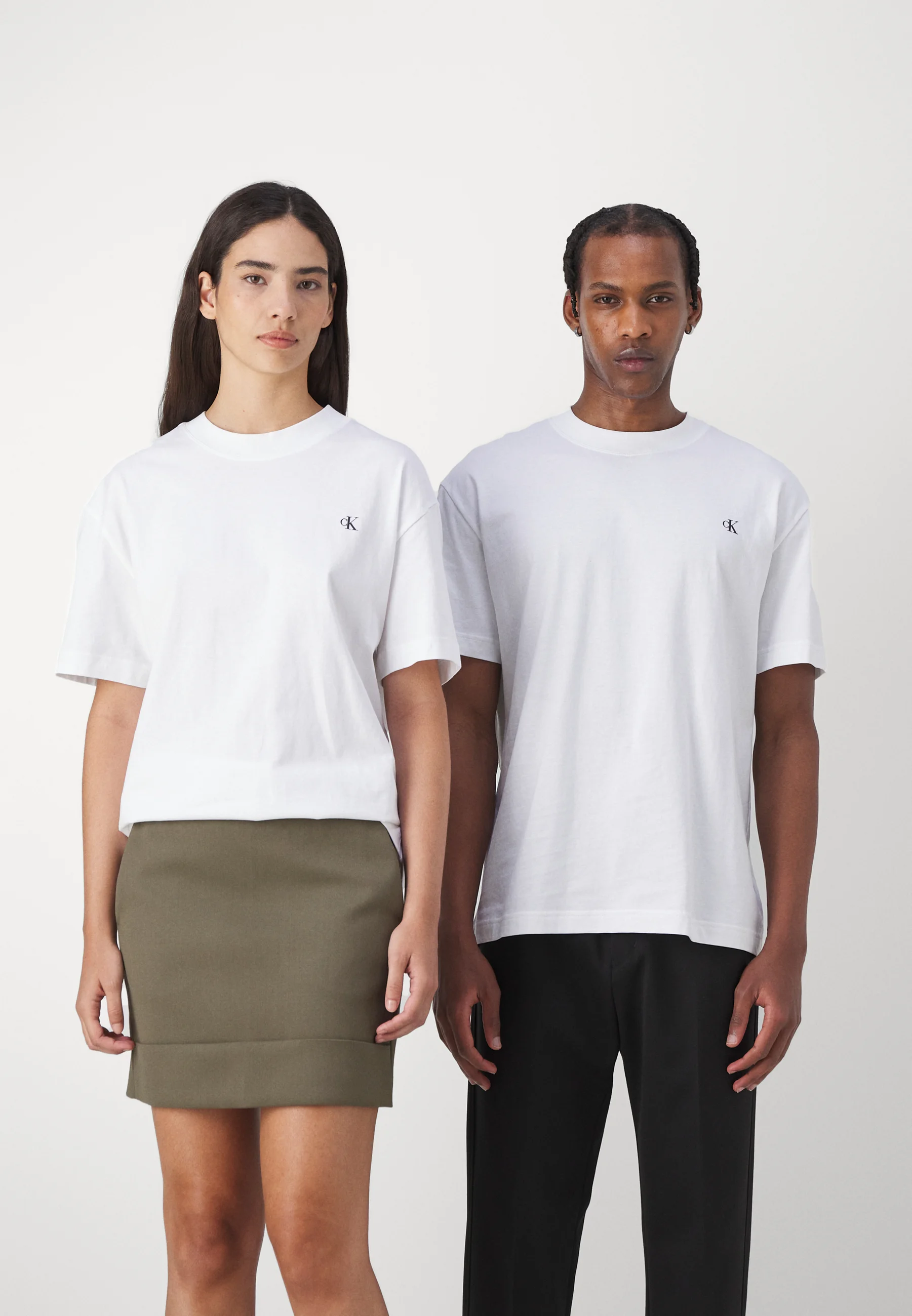 Calvin Klein Jeans BLOWN UP DIFFUSED STACKED TEE UNISEX - T-shirt con stampa